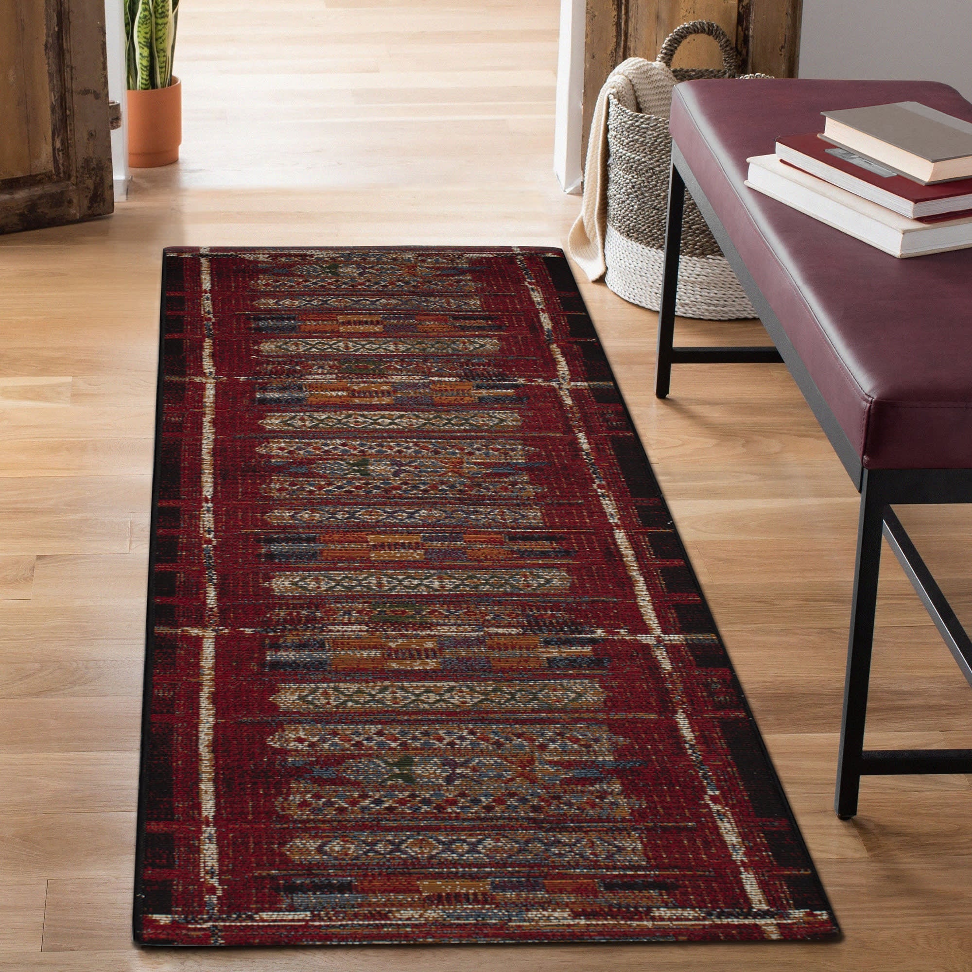 Esencia Tribal Stripe Indoor Outdoor Mat