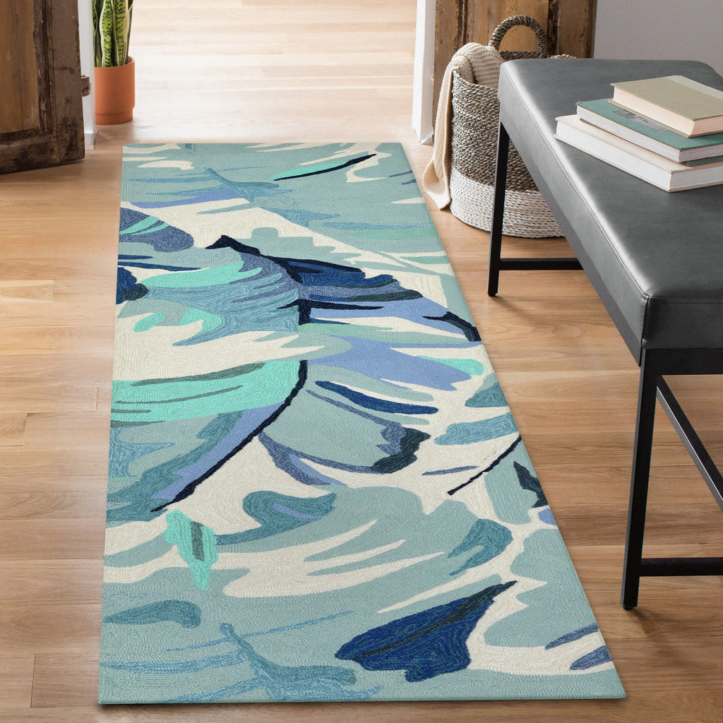 Capri Palm Leaf Indoor Outdoor Area Rug