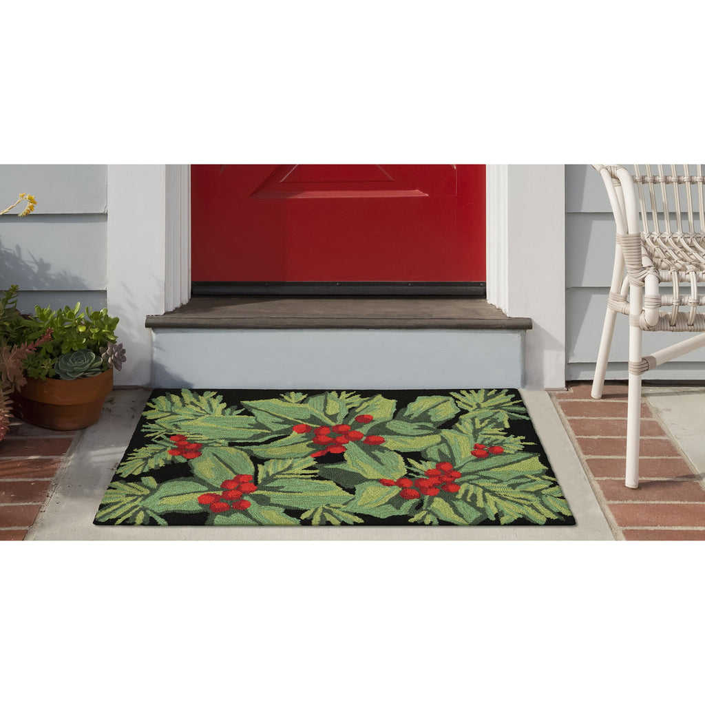 Frontporch Hollyberries Indoor Outdoor Mat