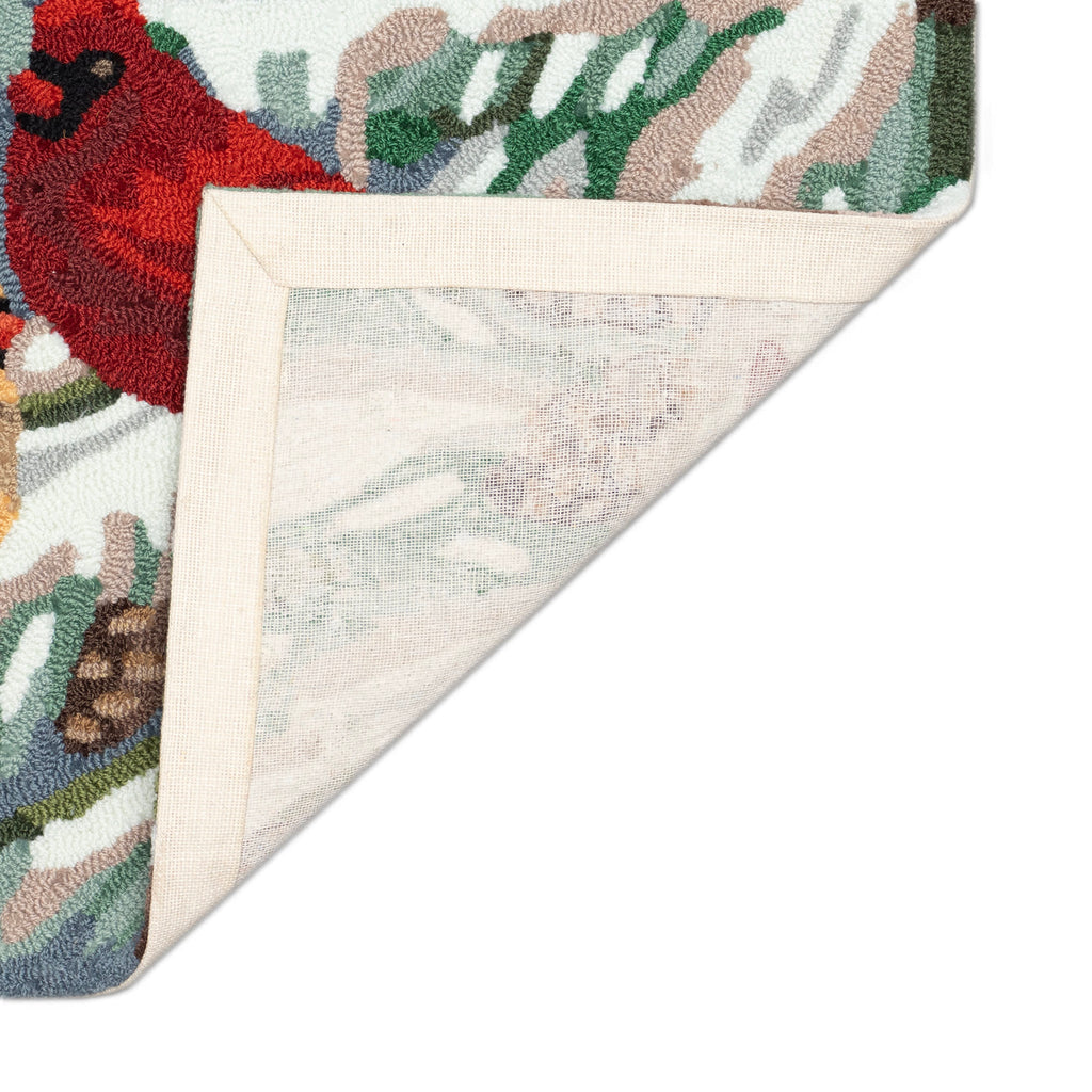 Frontporch Cardinal Christmas Day Indoor Outdoor Mat