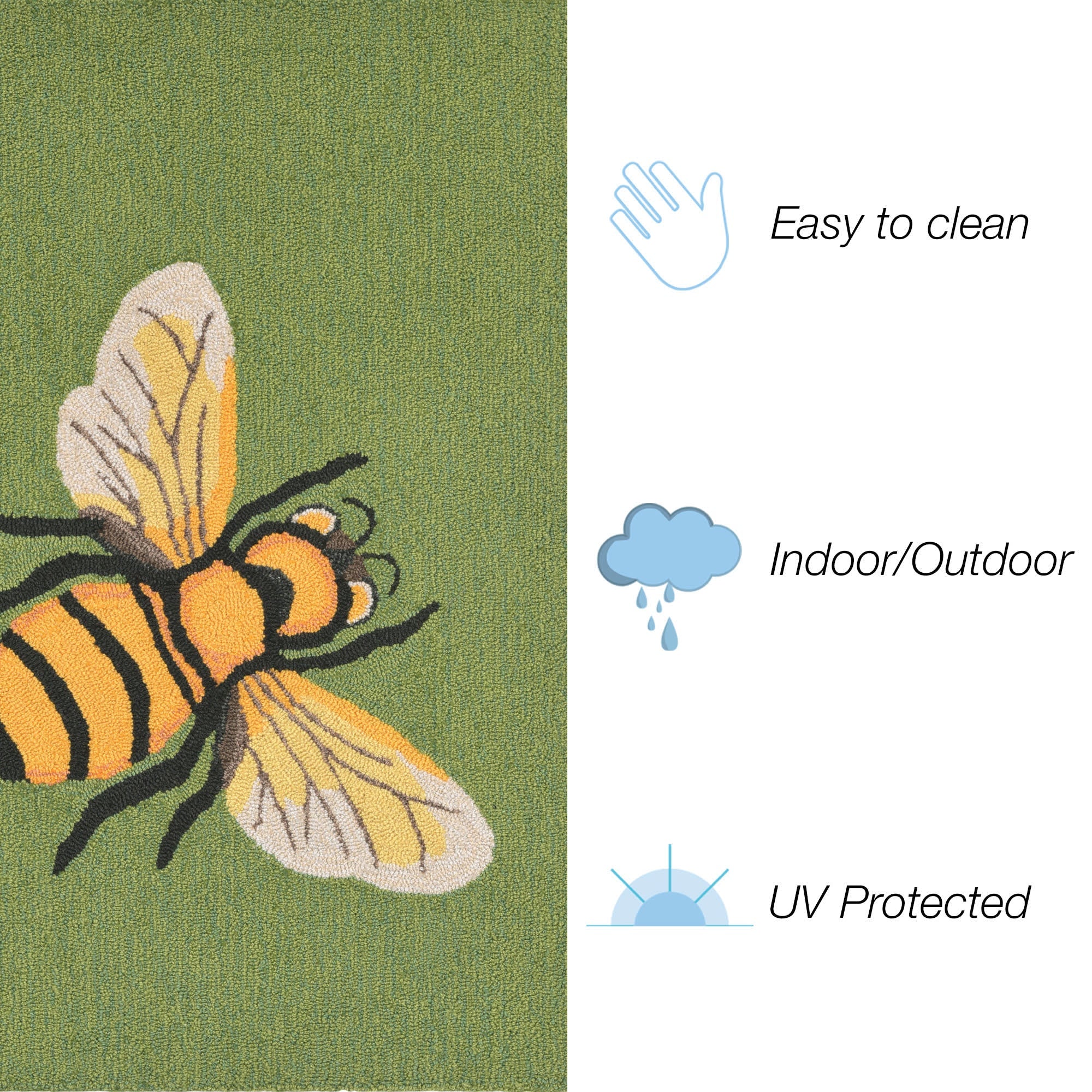 Frontporch Bee Indoor Outdoor Mat