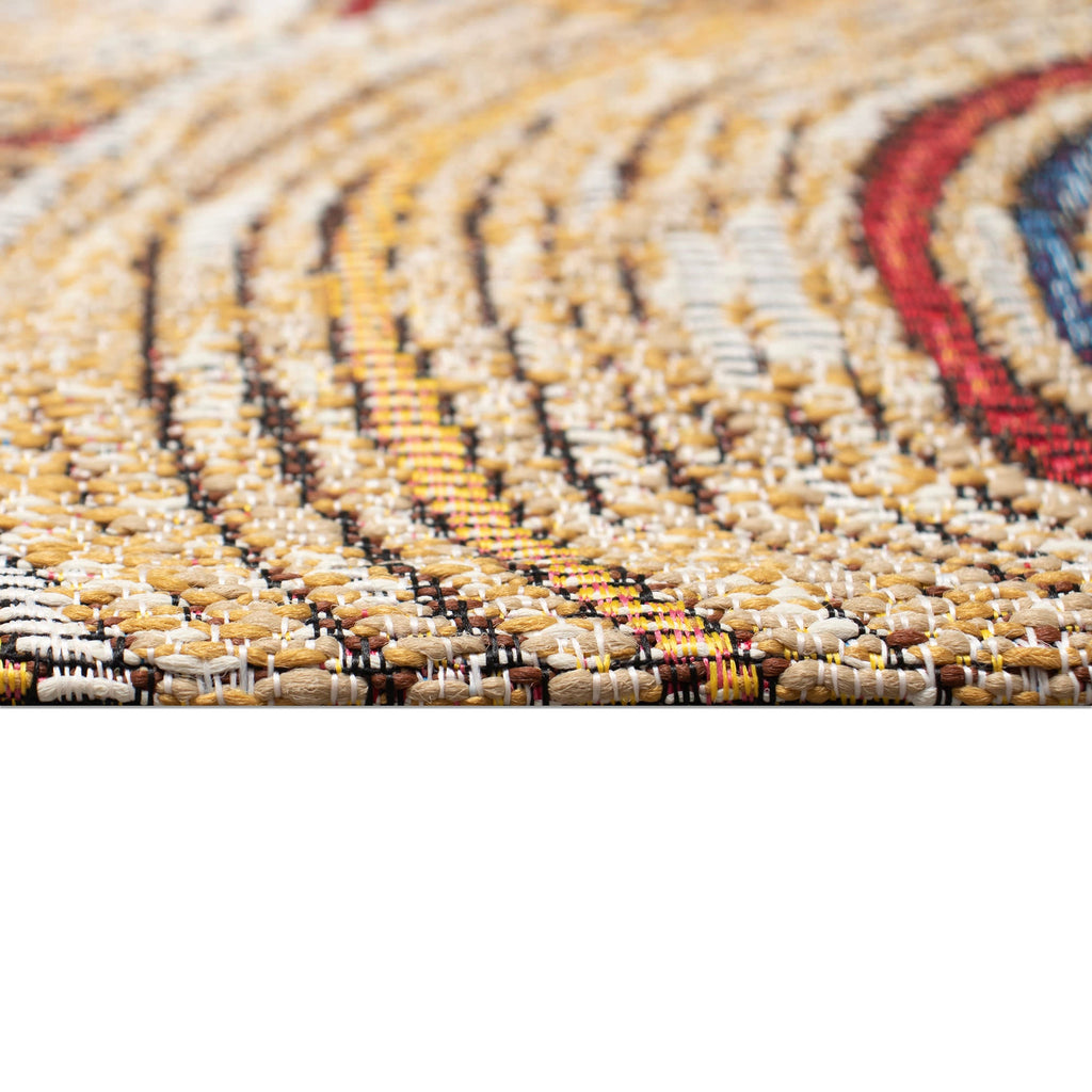Esencia Basket Circles Indoor Outdoor Mat
