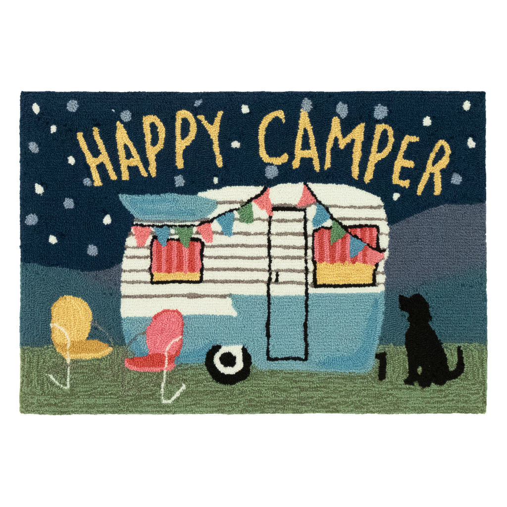 Frontporch Happy Camper Indoor Outdoor Mat