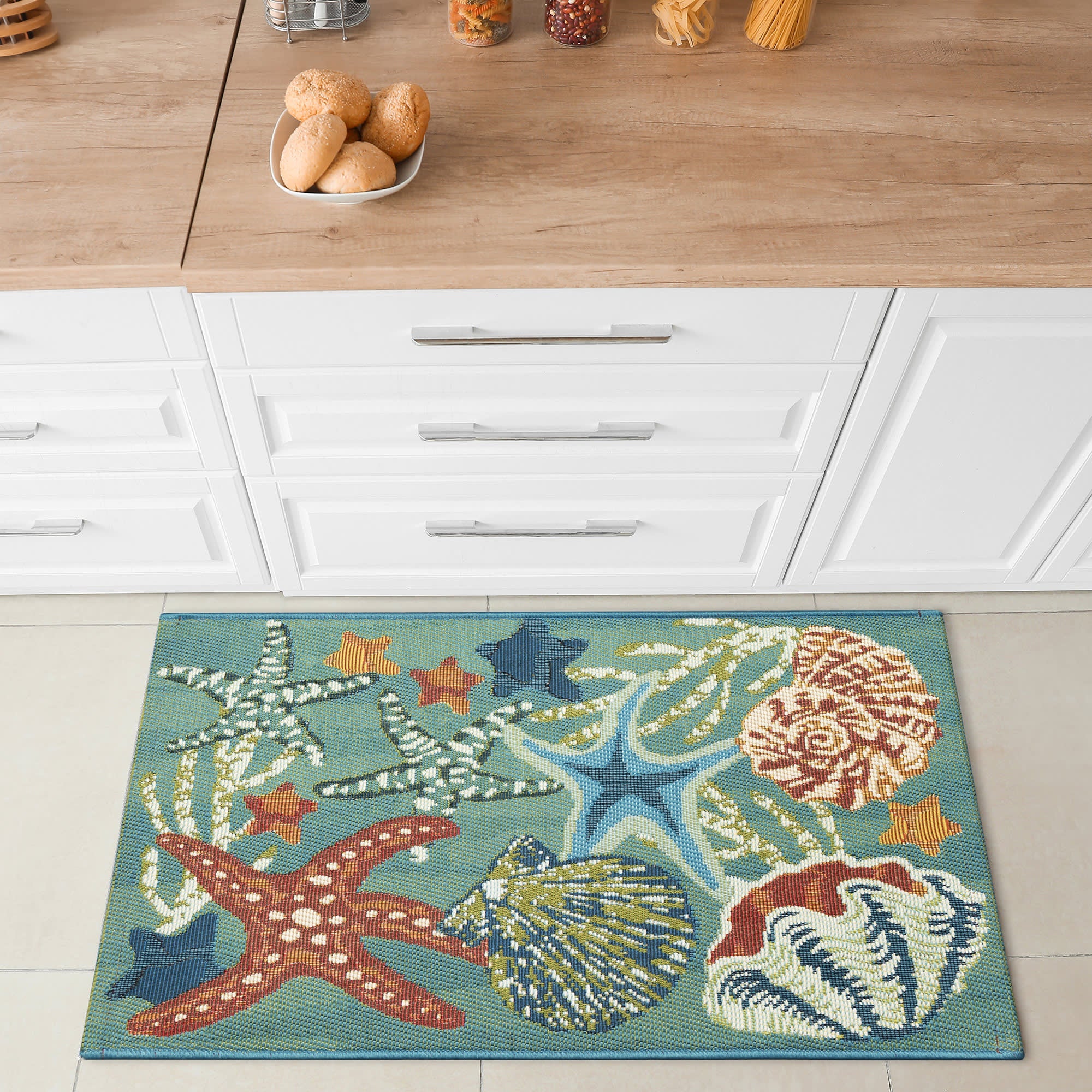 Esencia Starfish Song Indoor Outdoor Mat