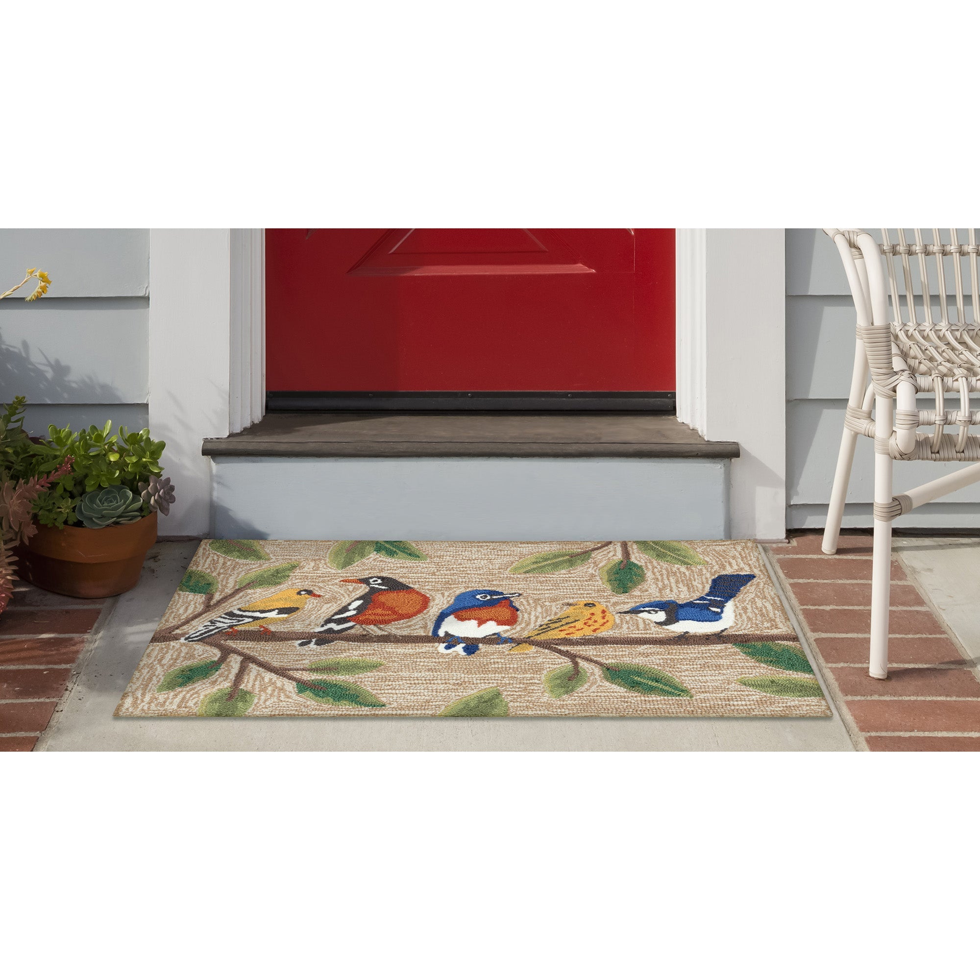 Frontporch Birds On A Branch Indoor Outdoor Mat