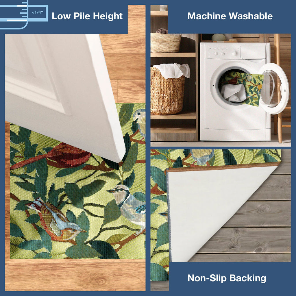 Esencia Birds Of A Feather Indoor Outdoor Mat