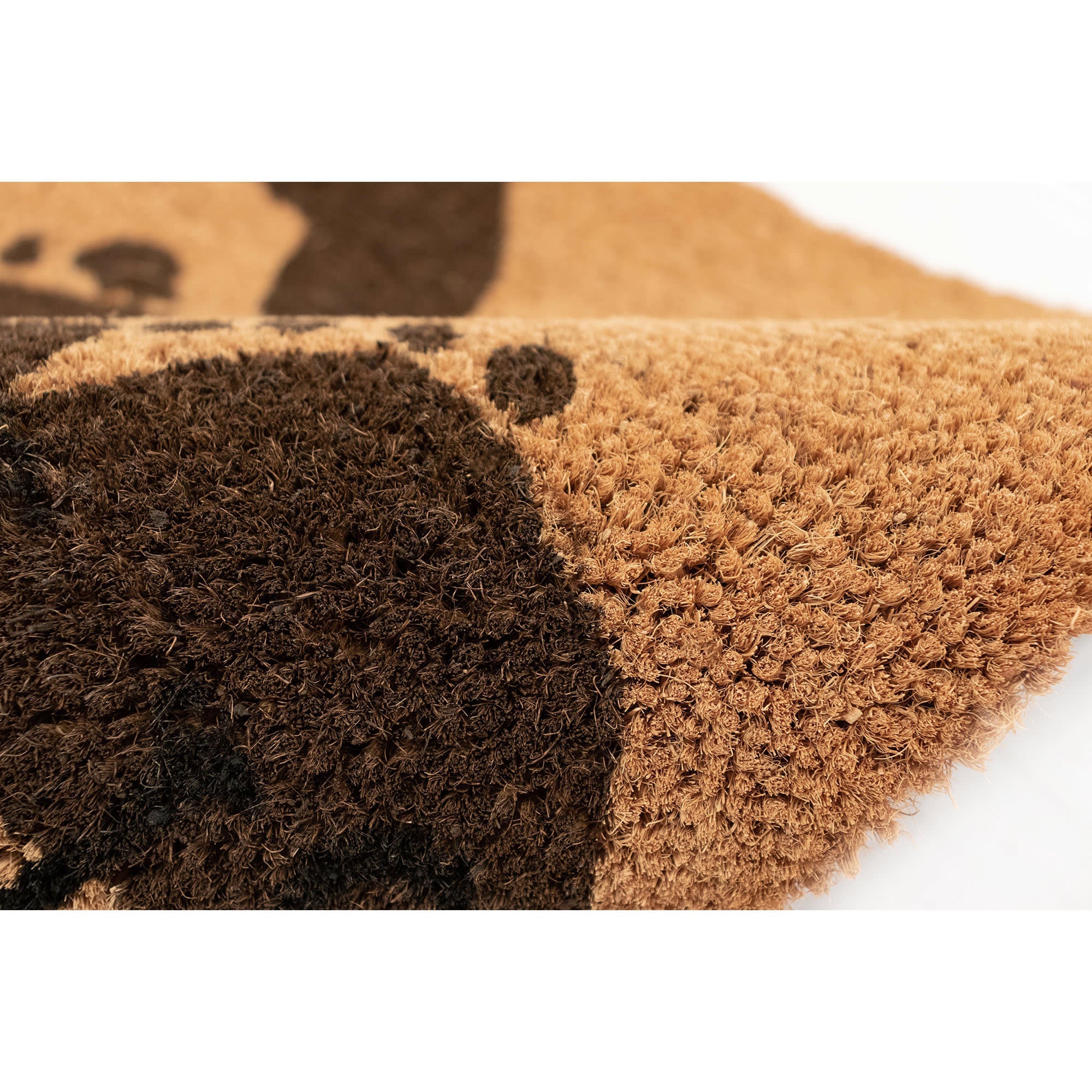 Natura Wipe Your Paws Coir Doormat with Non-Skid Backing