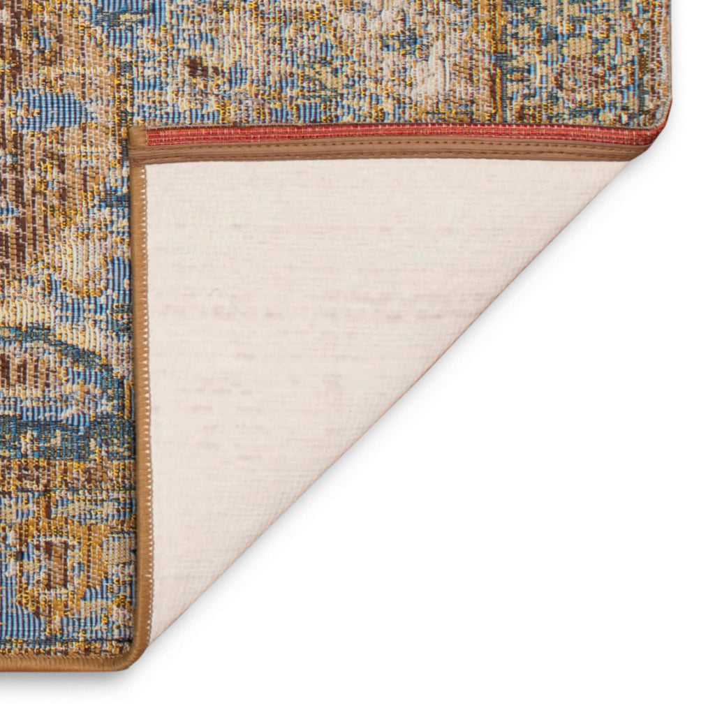 Esencia Heriz Indoor Outdoor Mat with Non-Skid Backing