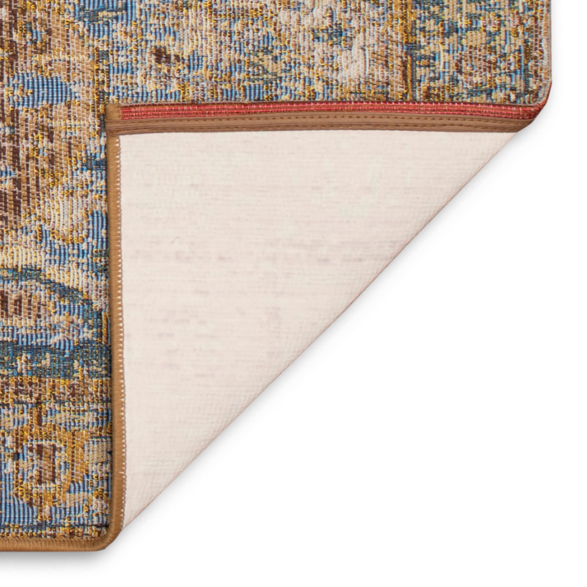 Esencia Heriz Indoor Outdoor Mat with Non-Skid Backing