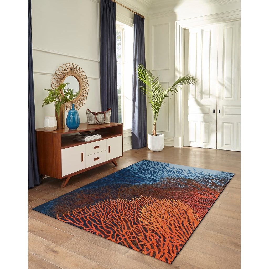 Marina Coral Indoor Outdoor Area Rug