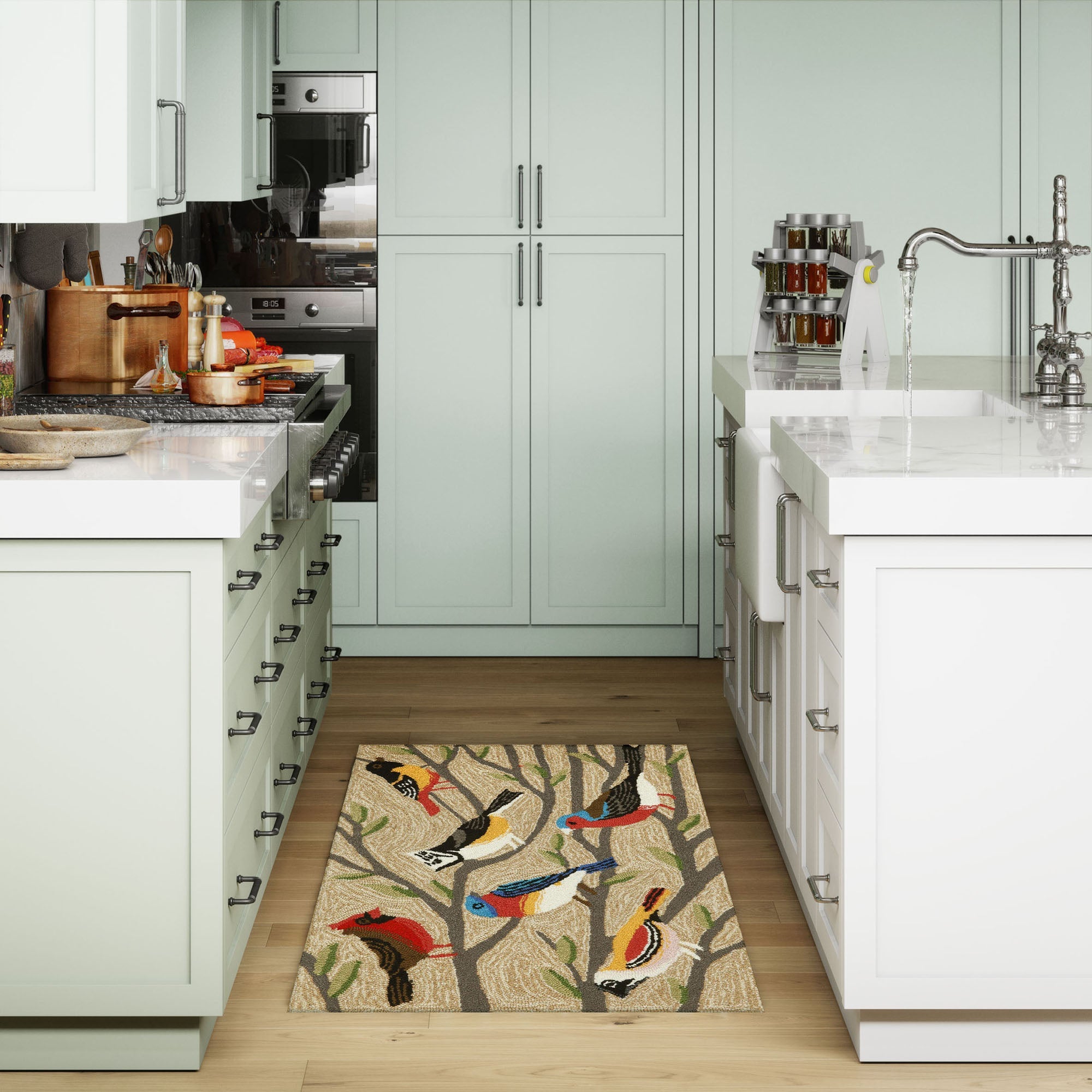 Frontporch Birds Indoor Outdoor Mat