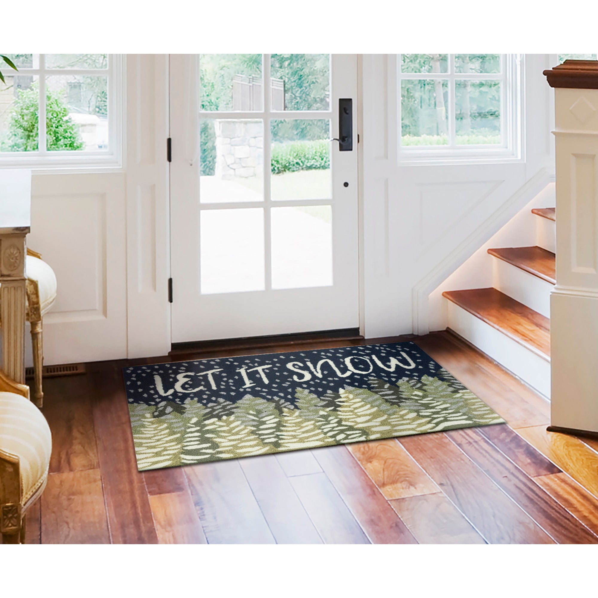 Frontporch Let It Snow Indoor Outdoor Mat
