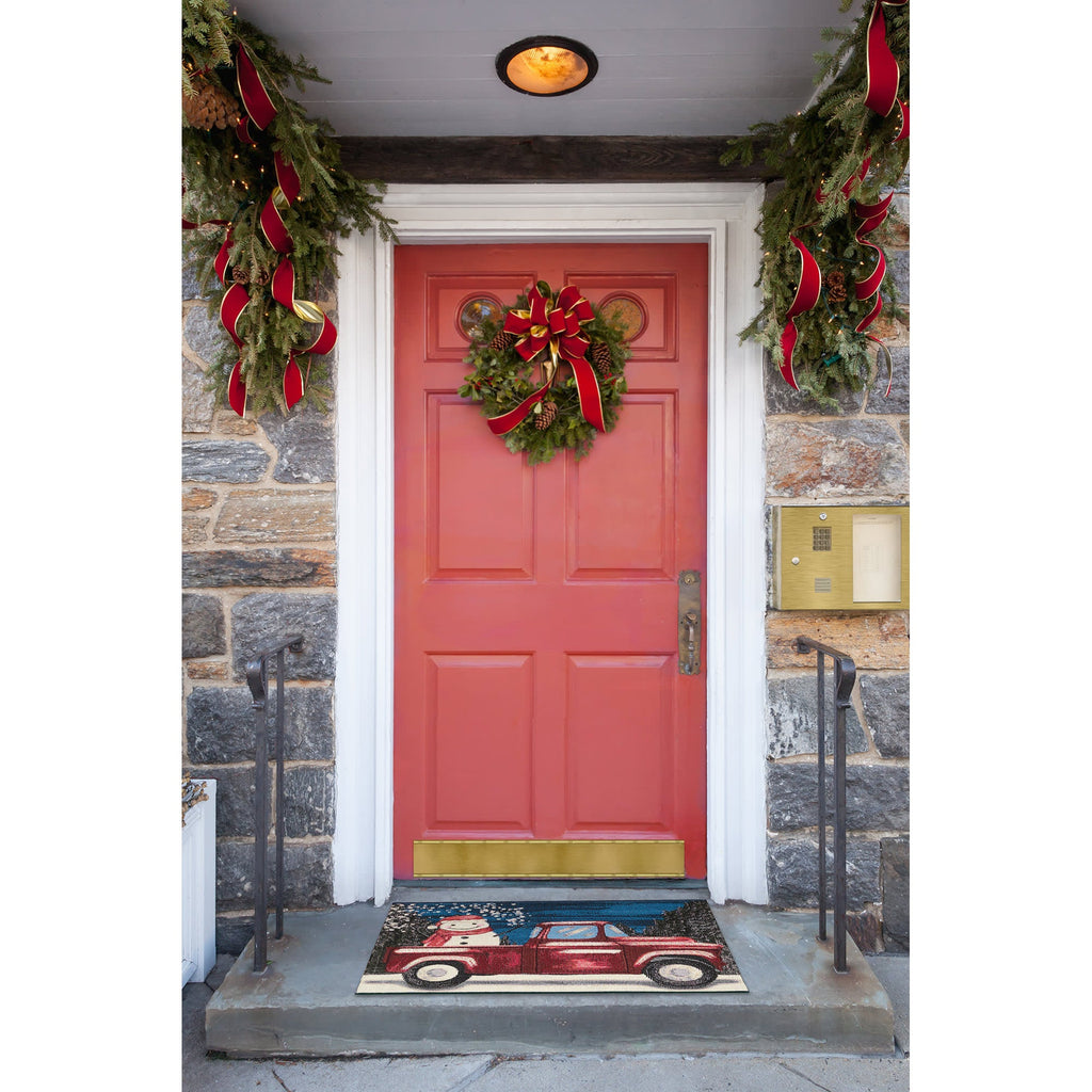Esencia Truck Load Of Cheer Indoor Outdoor Mat