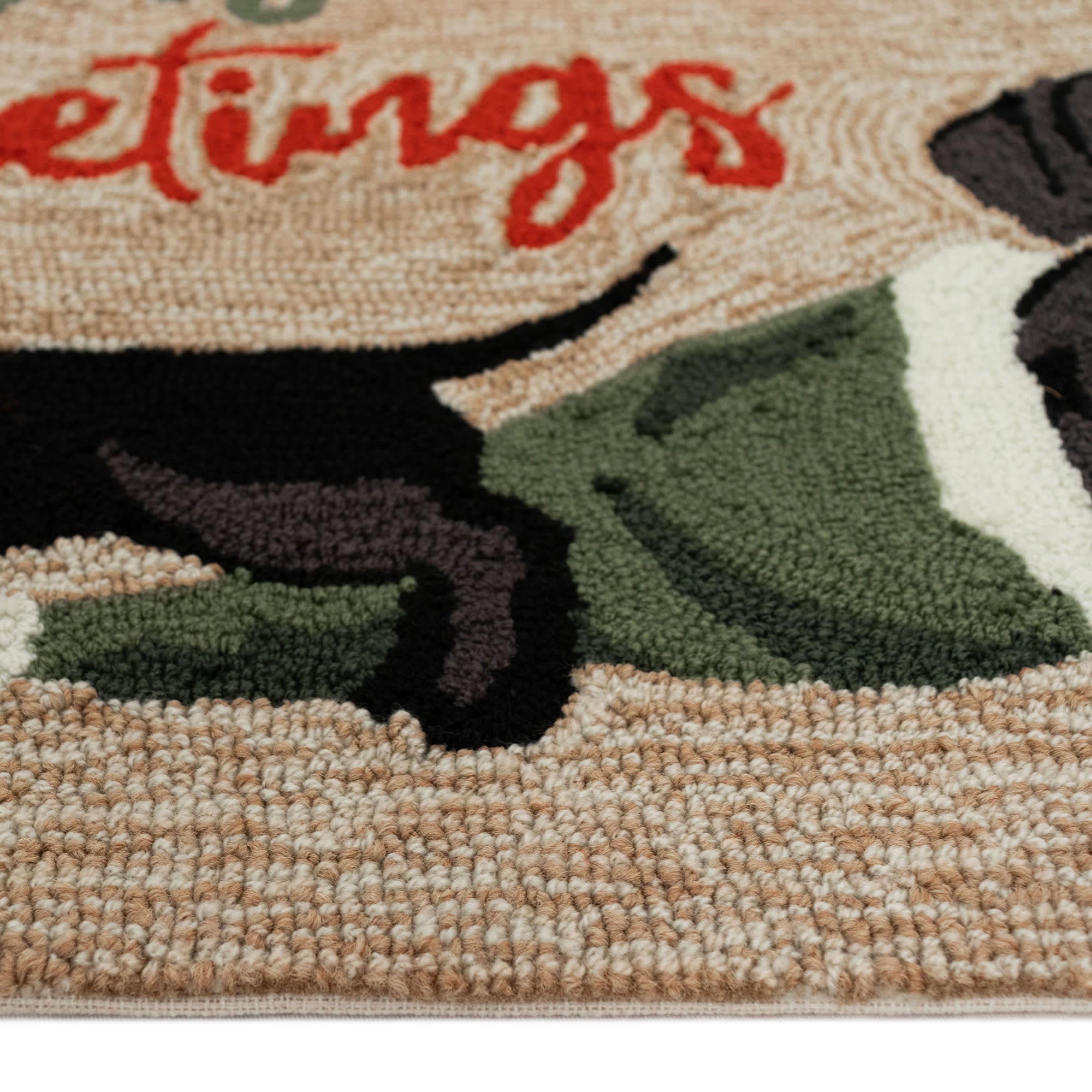 Frontporch Dachshund Greetings Indoor Outdoor Mat