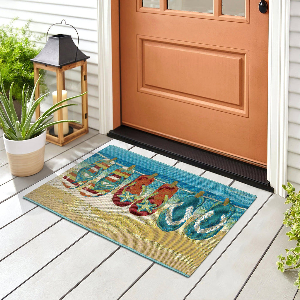 Esencia Flip Flops Forever Indoor Outdoor Mat