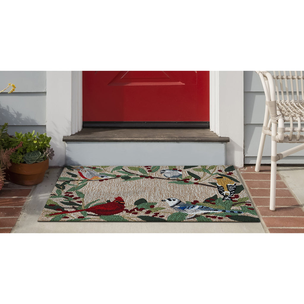 Frontporch Bird Border Indoor Outdoor Mat