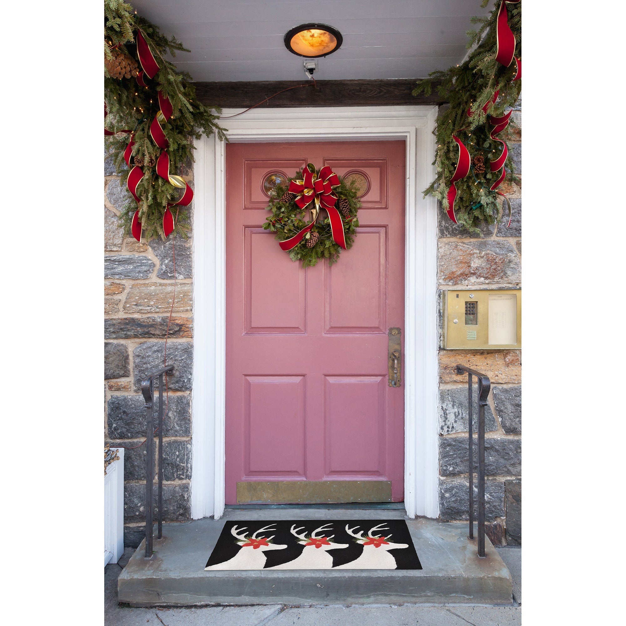 Frontporch Reindeer Indoor Outdoor Mat