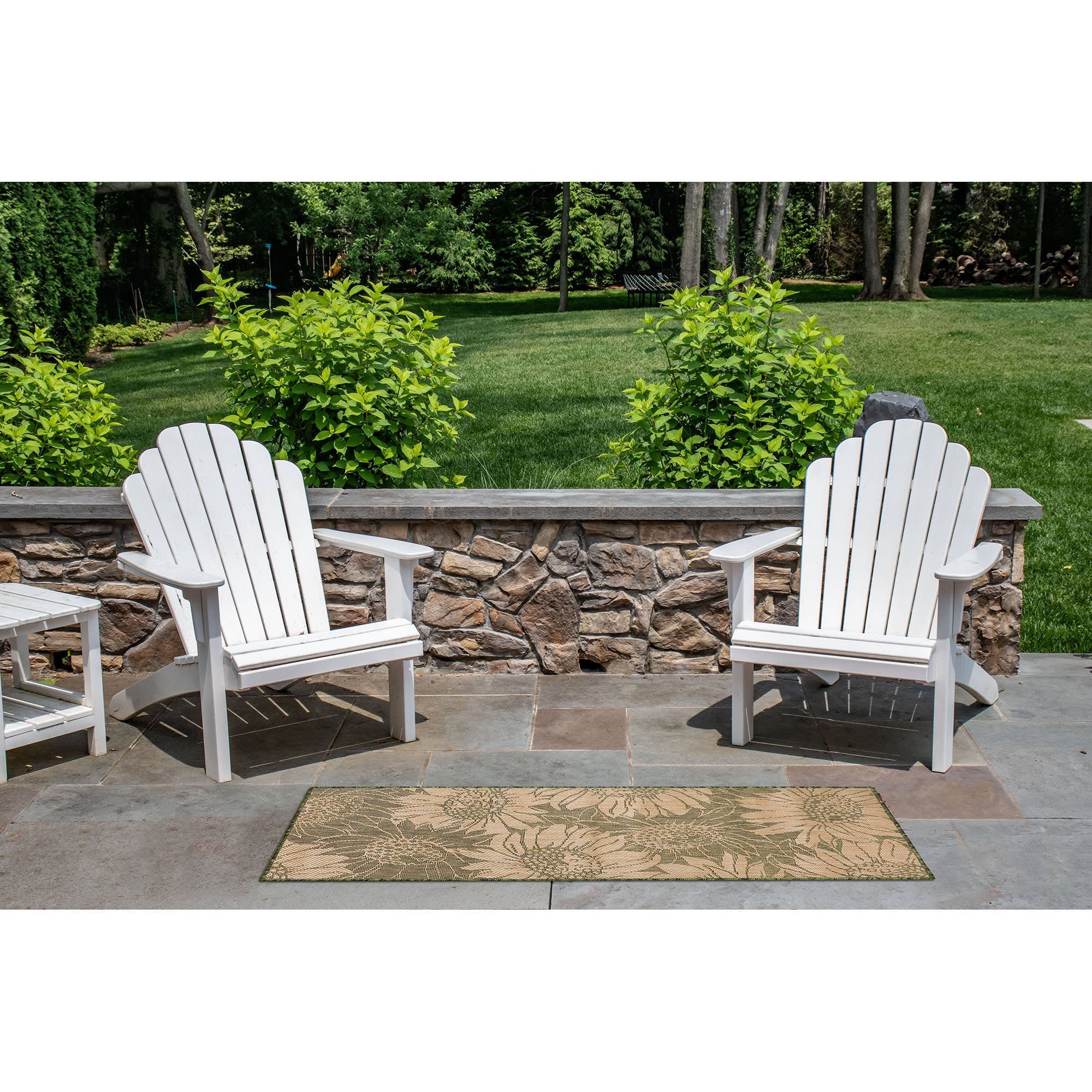 Carmel Sunflower Field Indoor Outdoor Area Rug