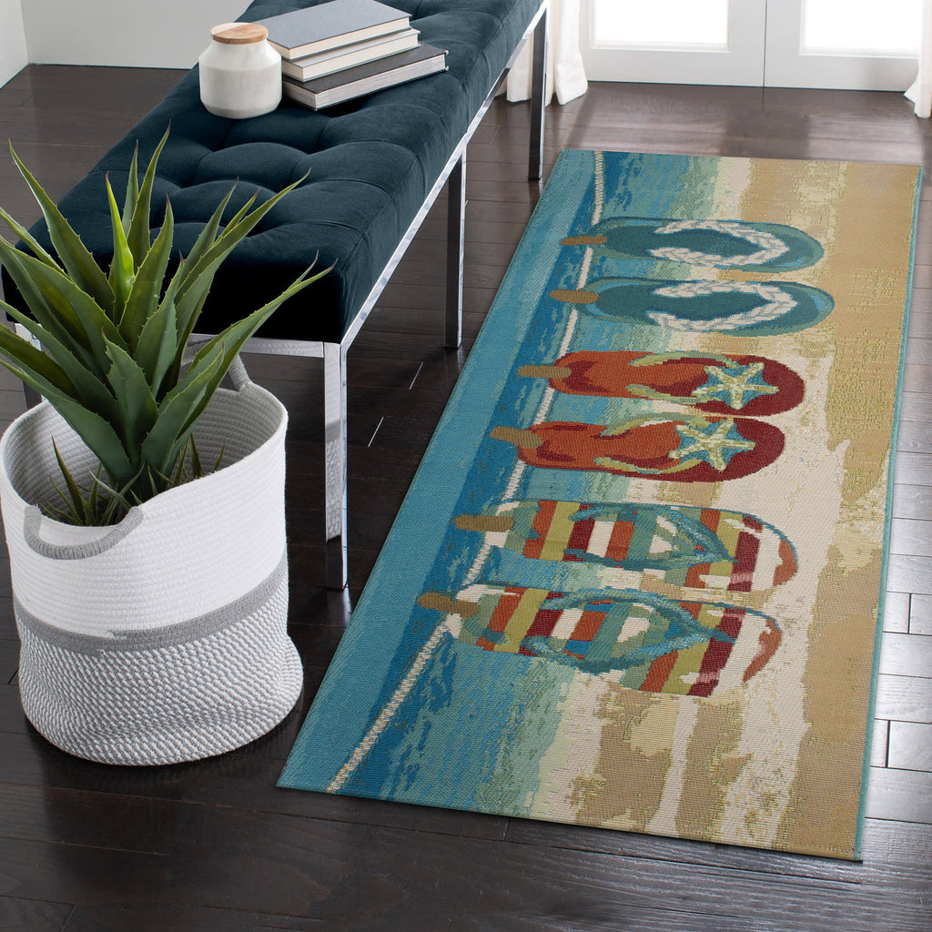 Esencia Flip Flops Forever Indoor Outdoor Mat