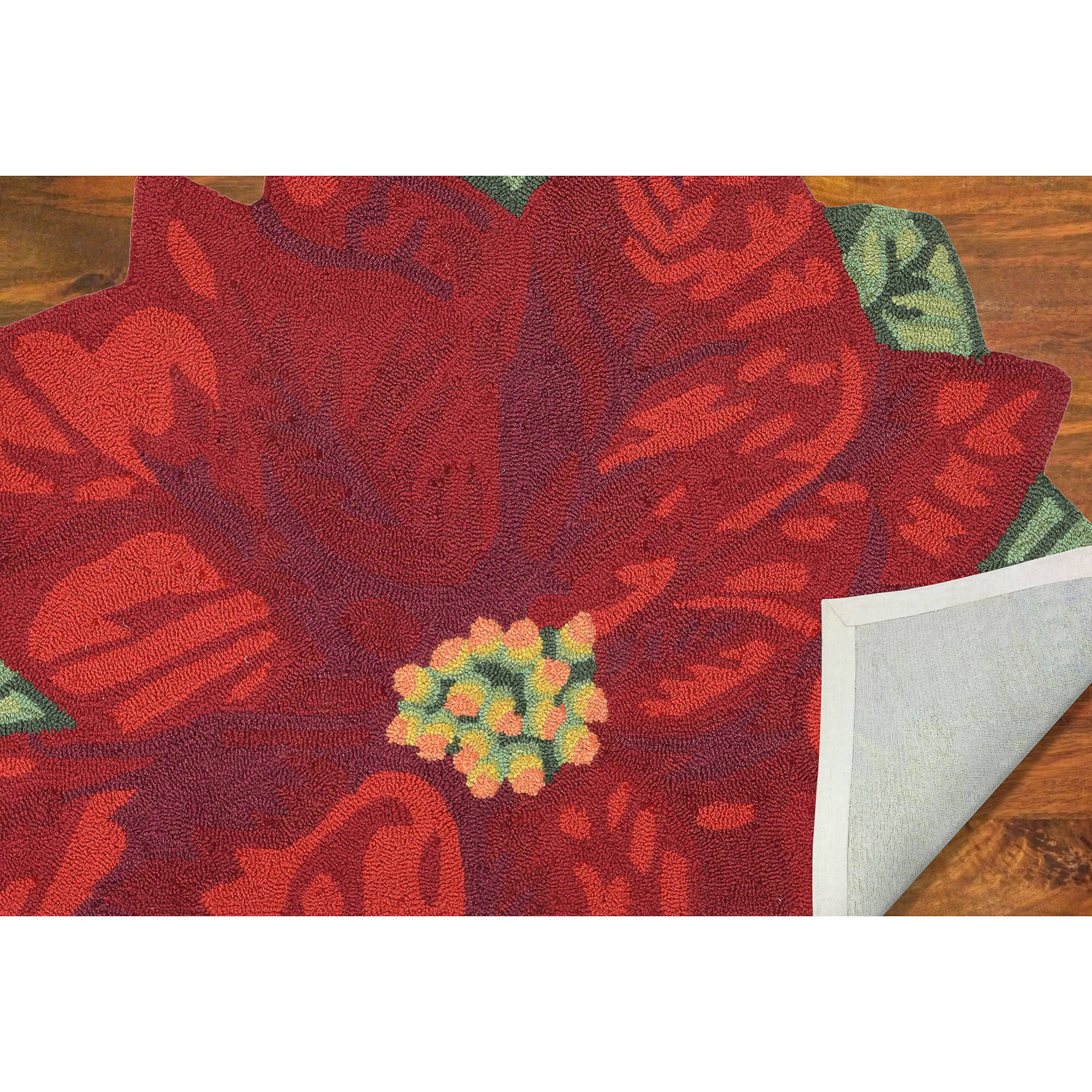 Frontporch Poinsettia Indoor Outdoor Mat