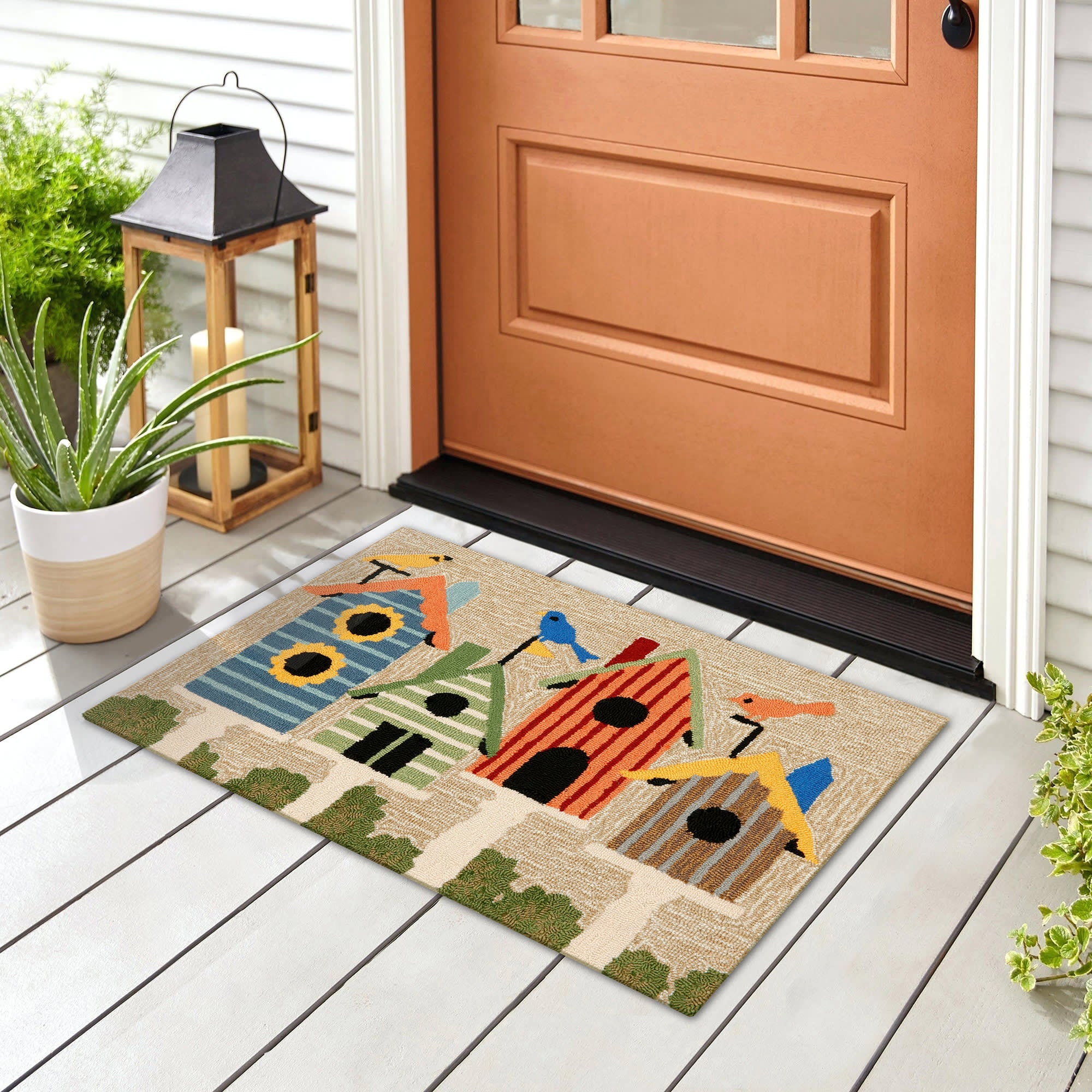 Frontporch Birdhouses Indoor Outdoor Mat