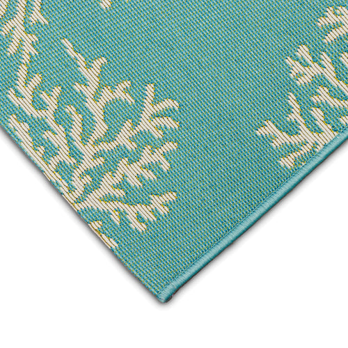 Esencia Coral Edge Indoor Outdoor Mat