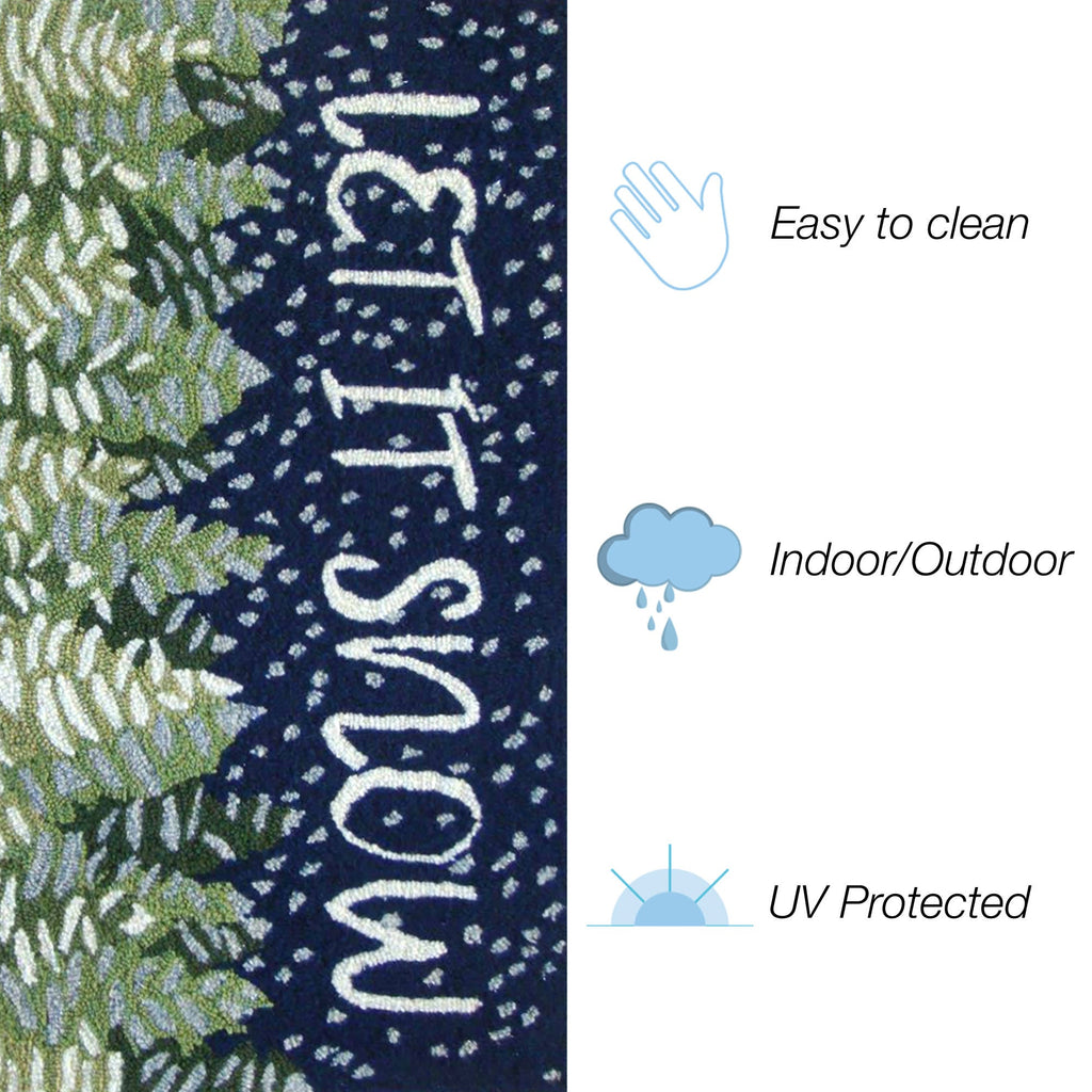 Frontporch Let It Snow Indoor Outdoor Mat