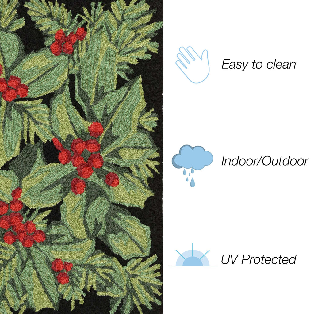 Frontporch Hollyberries Indoor Outdoor Mat