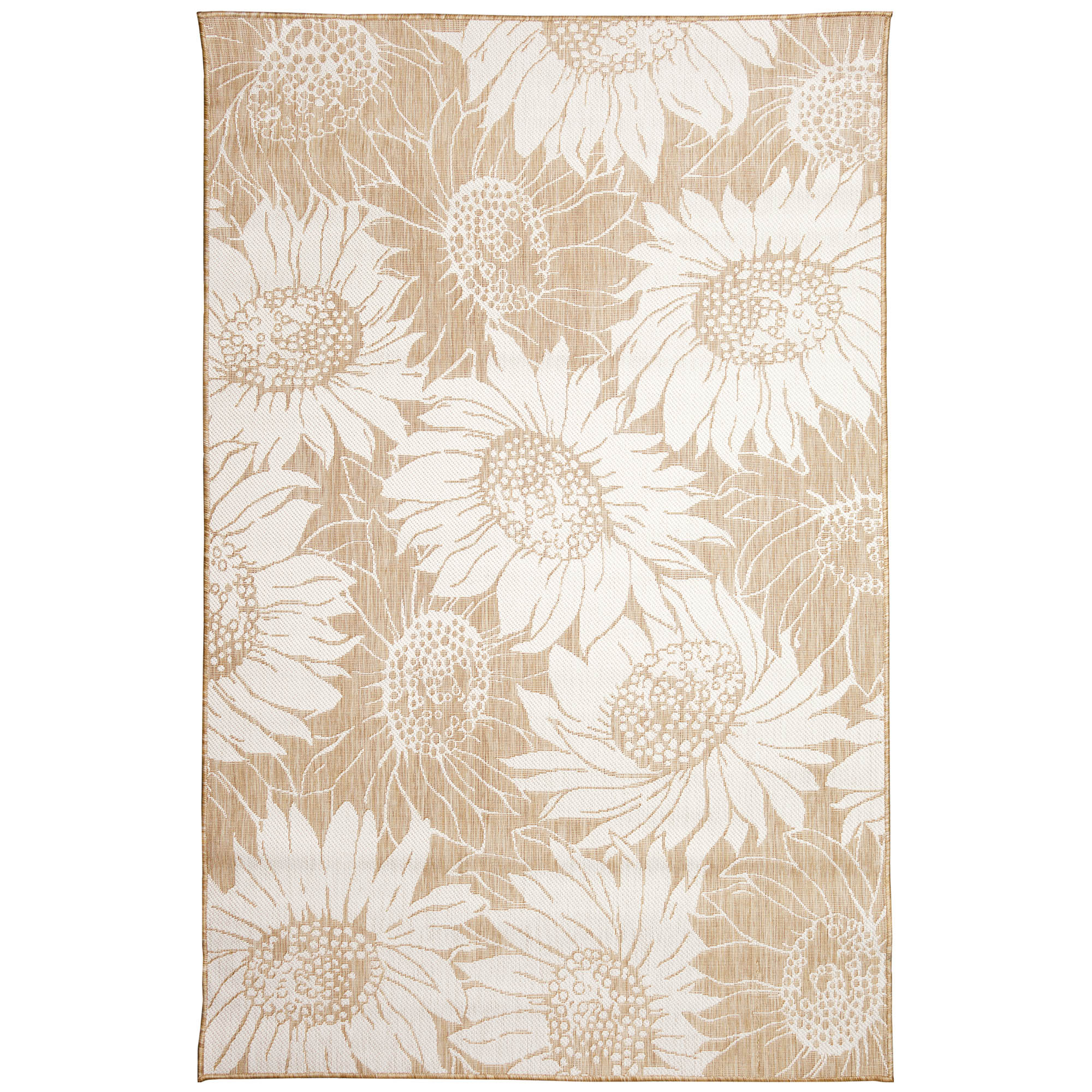 Carmel Sunflower Field Indoor Outdoor Area Rug