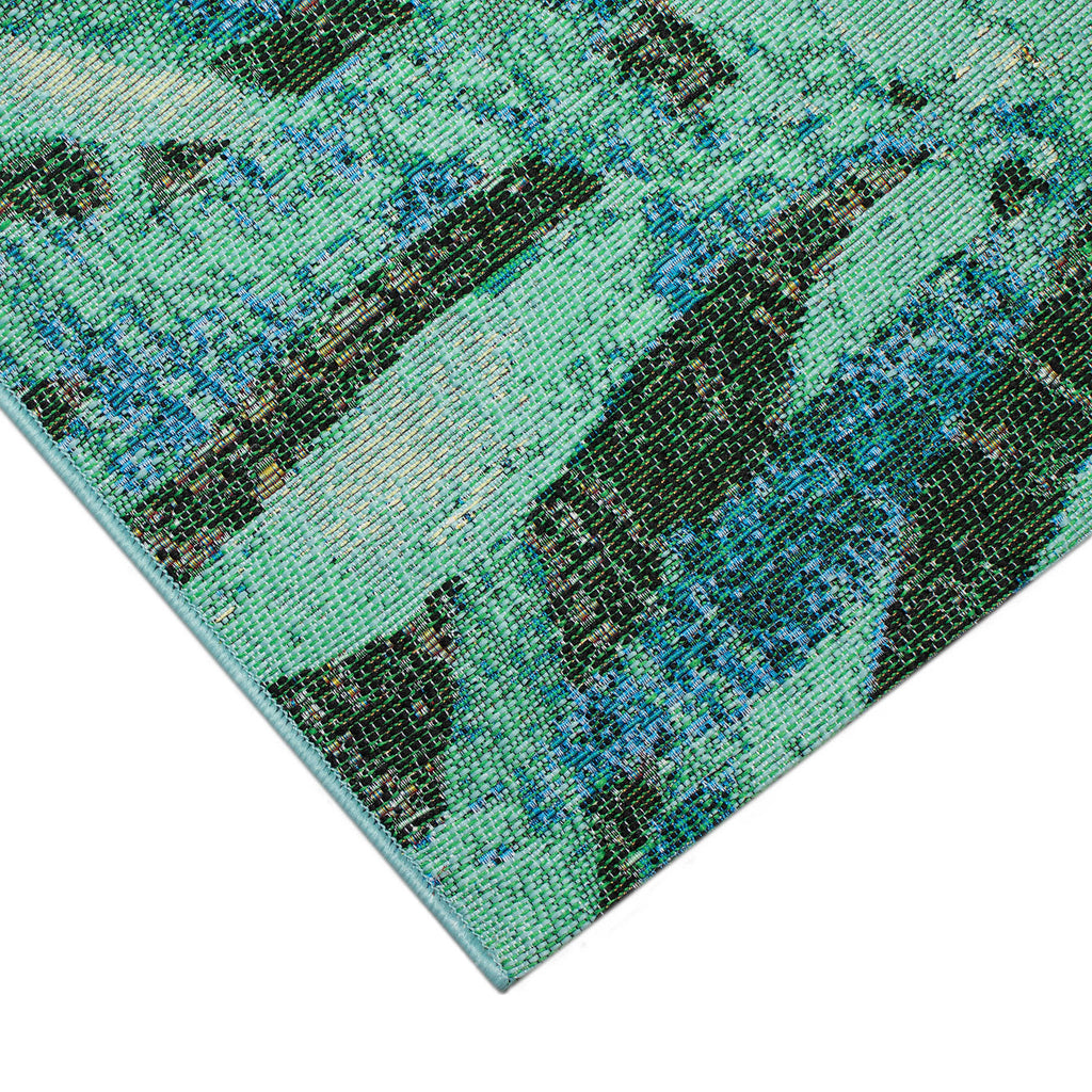 Marina Leaves Indoor Outdoor Area Rug