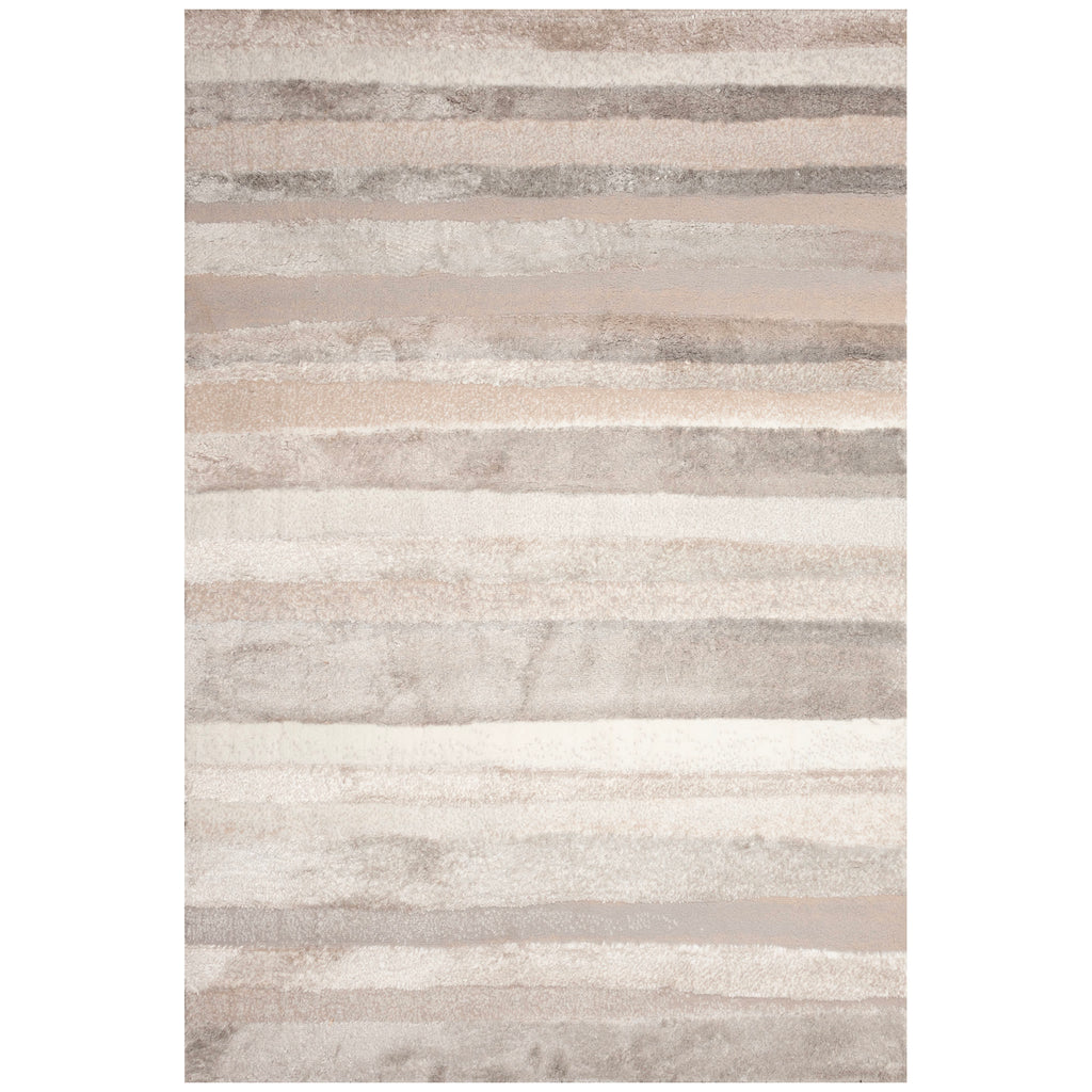 Fiord Stripe Indoor Area Rug with Non-Skid Backing