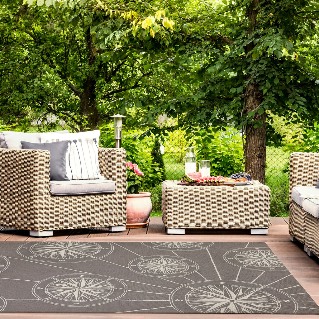 Frontporch Compass Indoor Outdoor Mat
