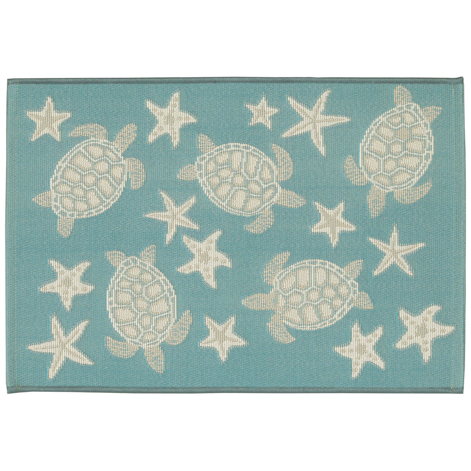 Esencia Turtle And Stars Indoor Outdoor Mat