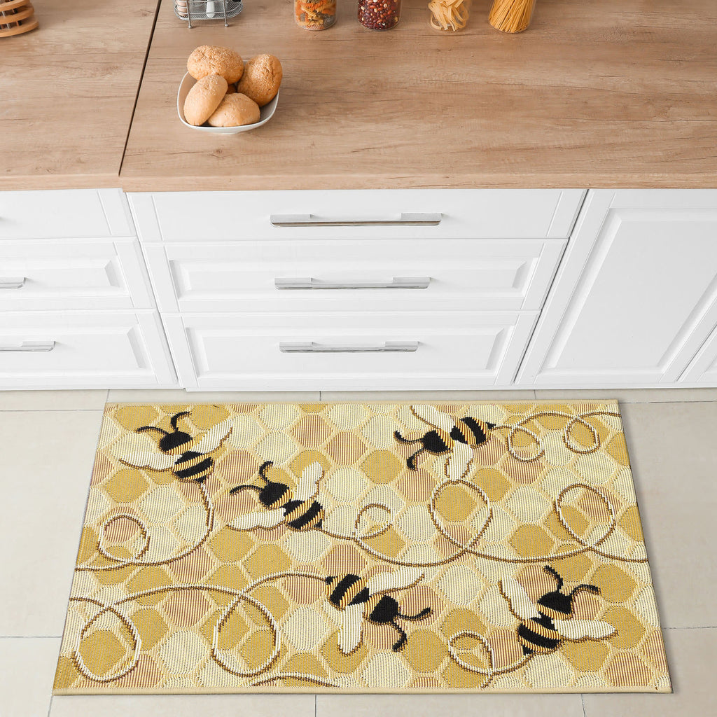 Esencia Bee Free Indoor Outdoor Mat