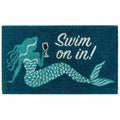 Natura Swim On In Coir Doormat with Non-Skid Backing