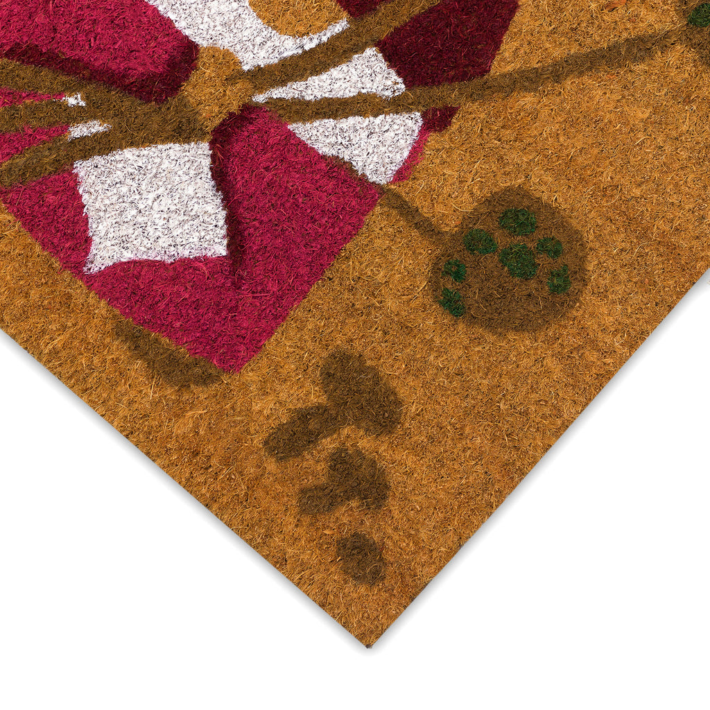 Natura Welcome Gnome Coir Doormat with Non-Slip Backing