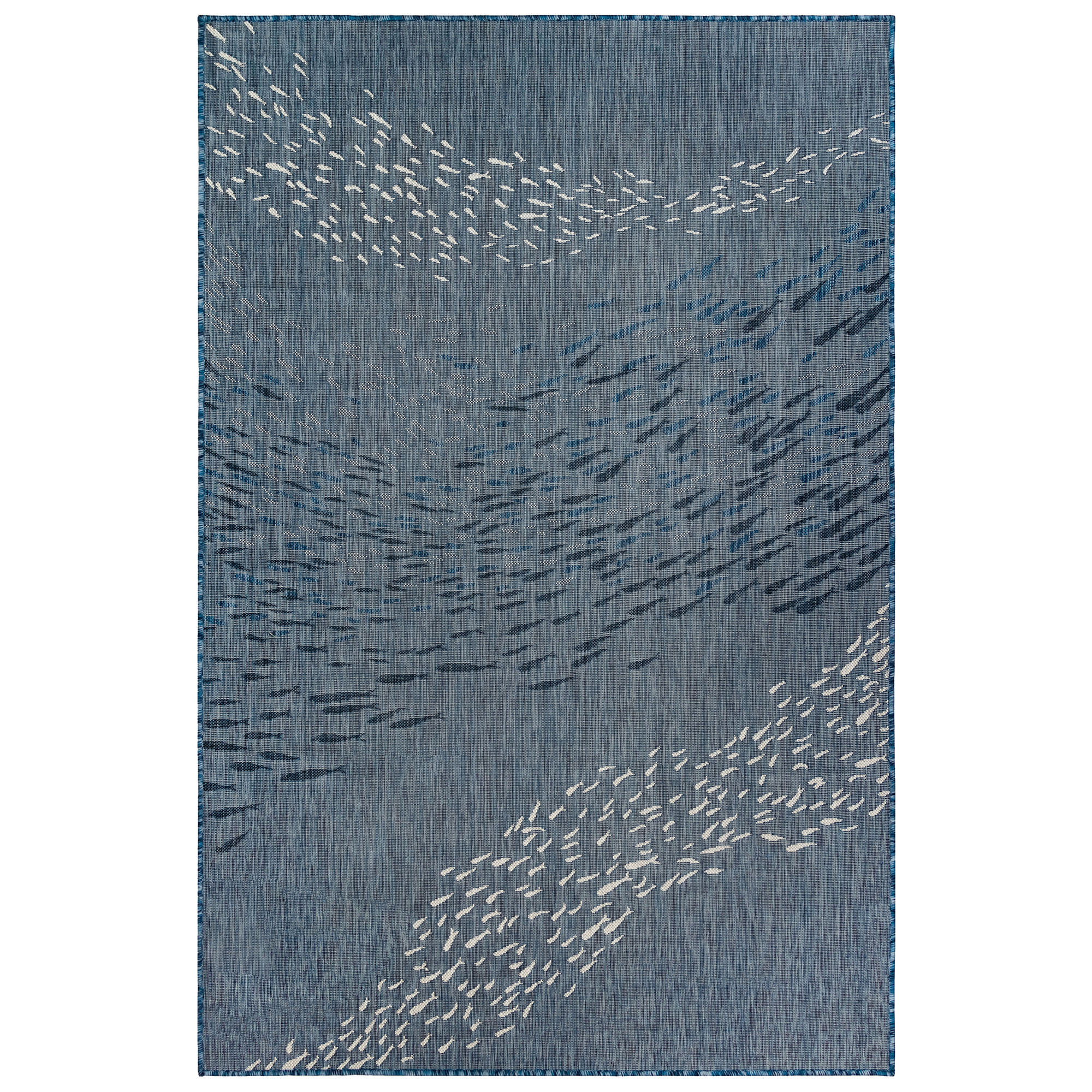 Carmel School Of Fish Indoor Outdoor Area Rug