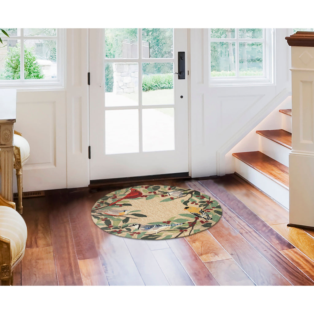 Frontporch Bird Border Indoor Outdoor Mat