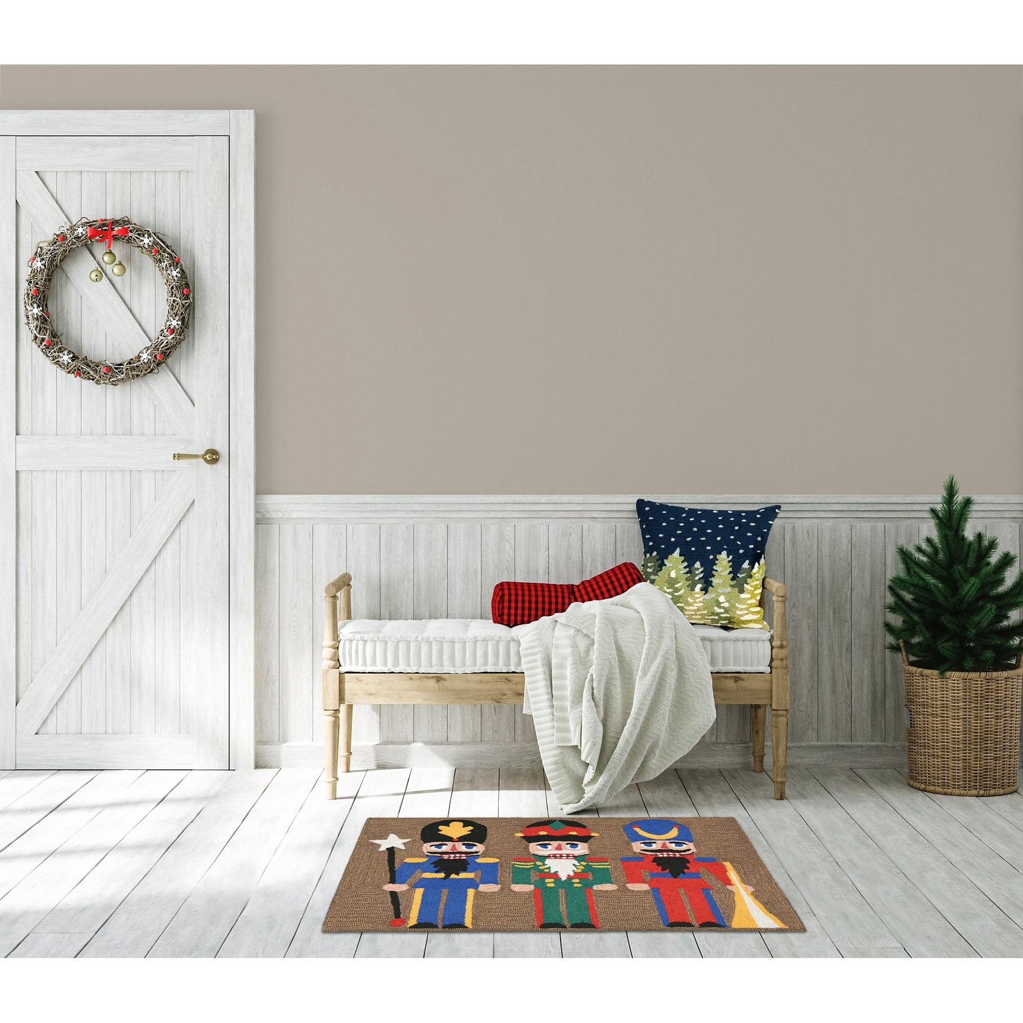 Frontporch Nutcracker Indoor Outdoor Mat