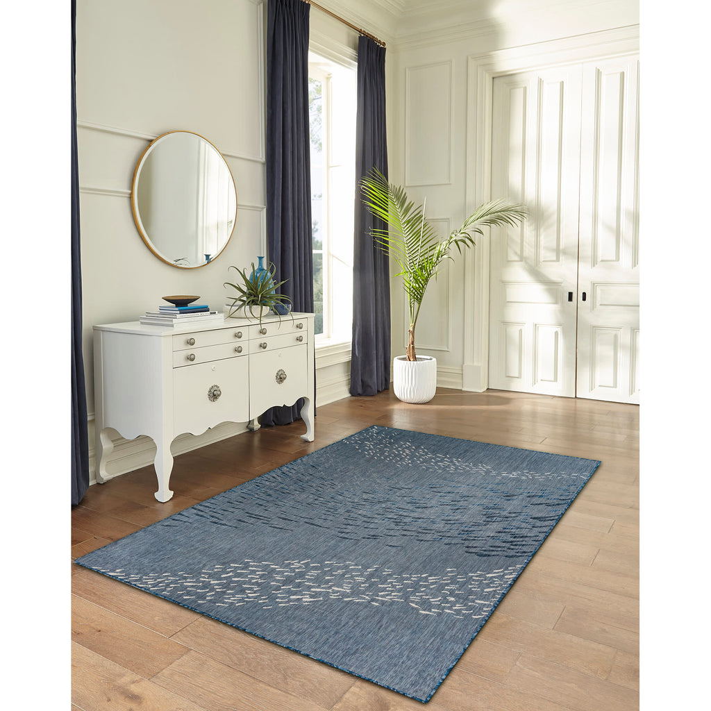 Carmel School Of Fish Indoor Outdoor Area Rug