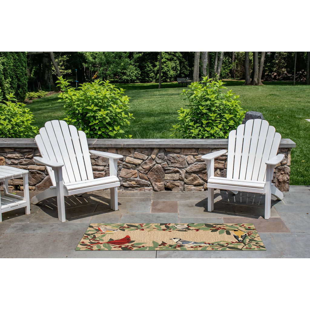 Frontporch Bird Border Indoor Outdoor Mat