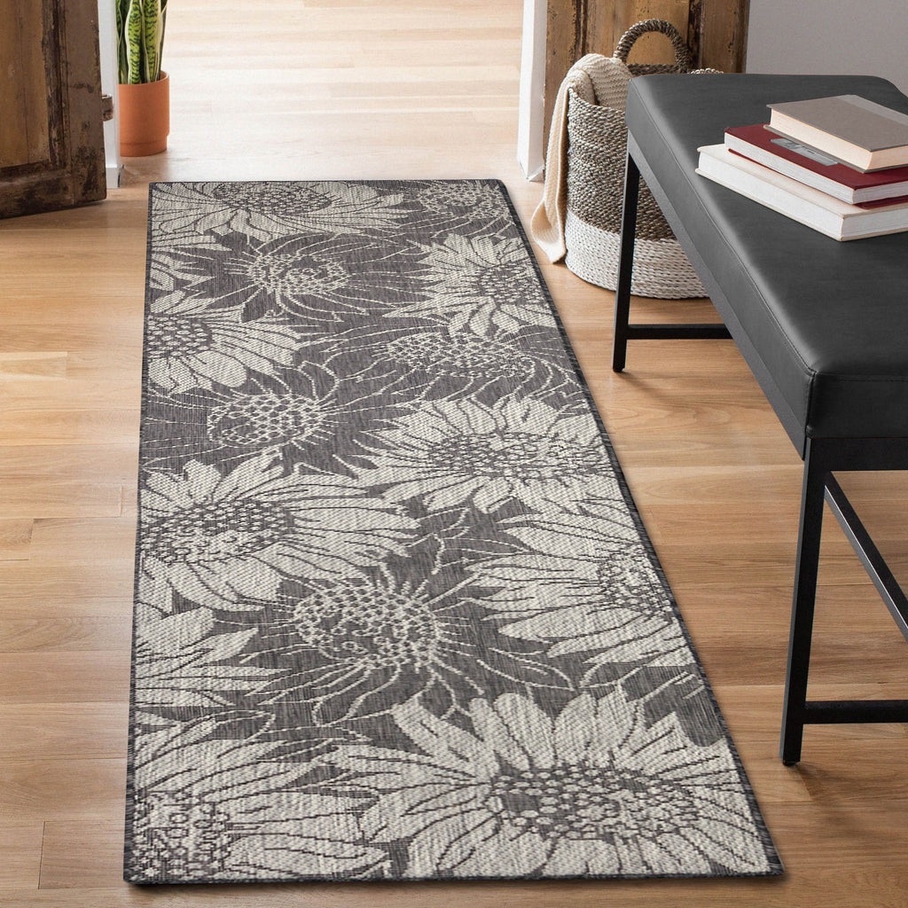 Carmel Sunflower Field Indoor Outdoor Area Rug