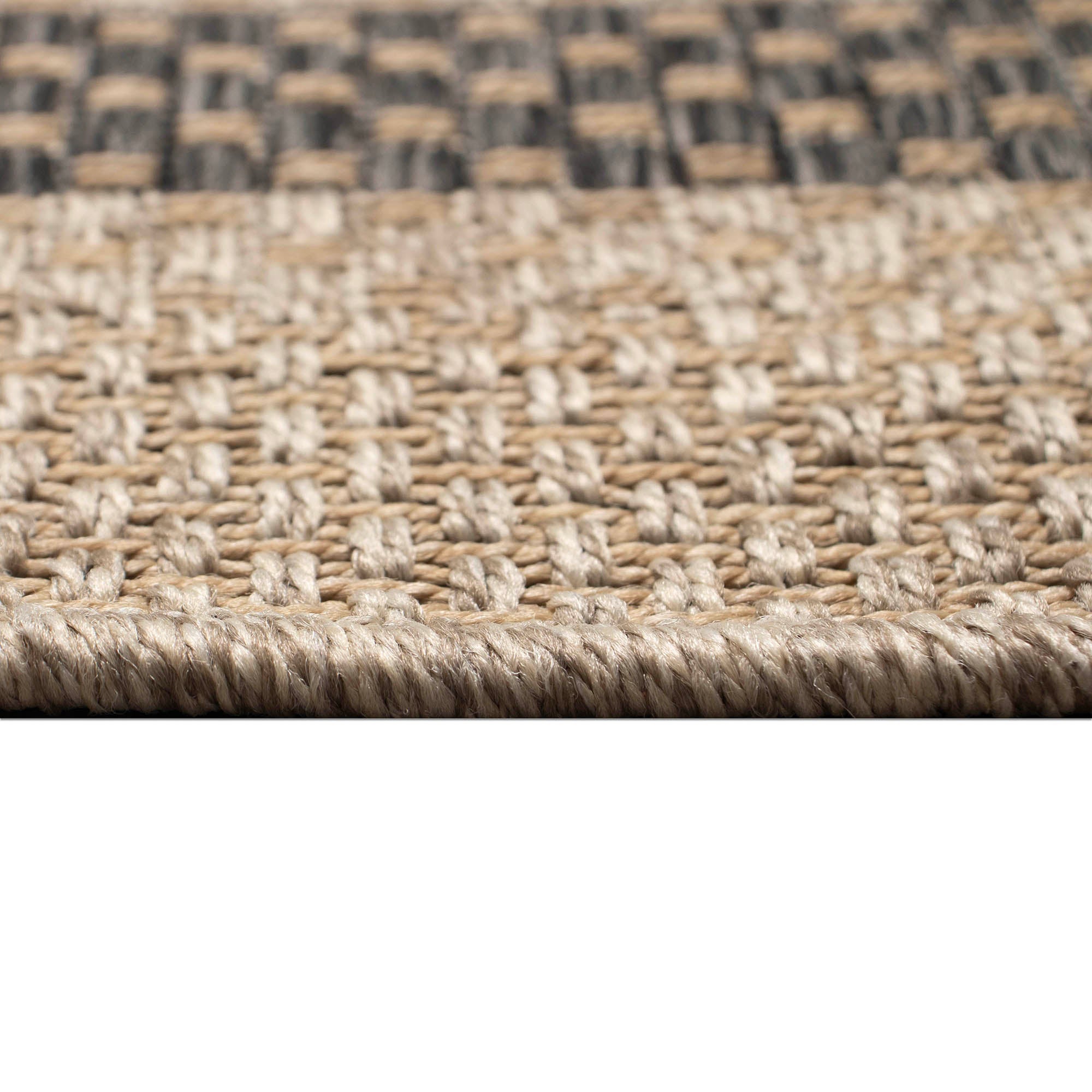 Monaco Multi Border Indoor Outdoor Area Rug