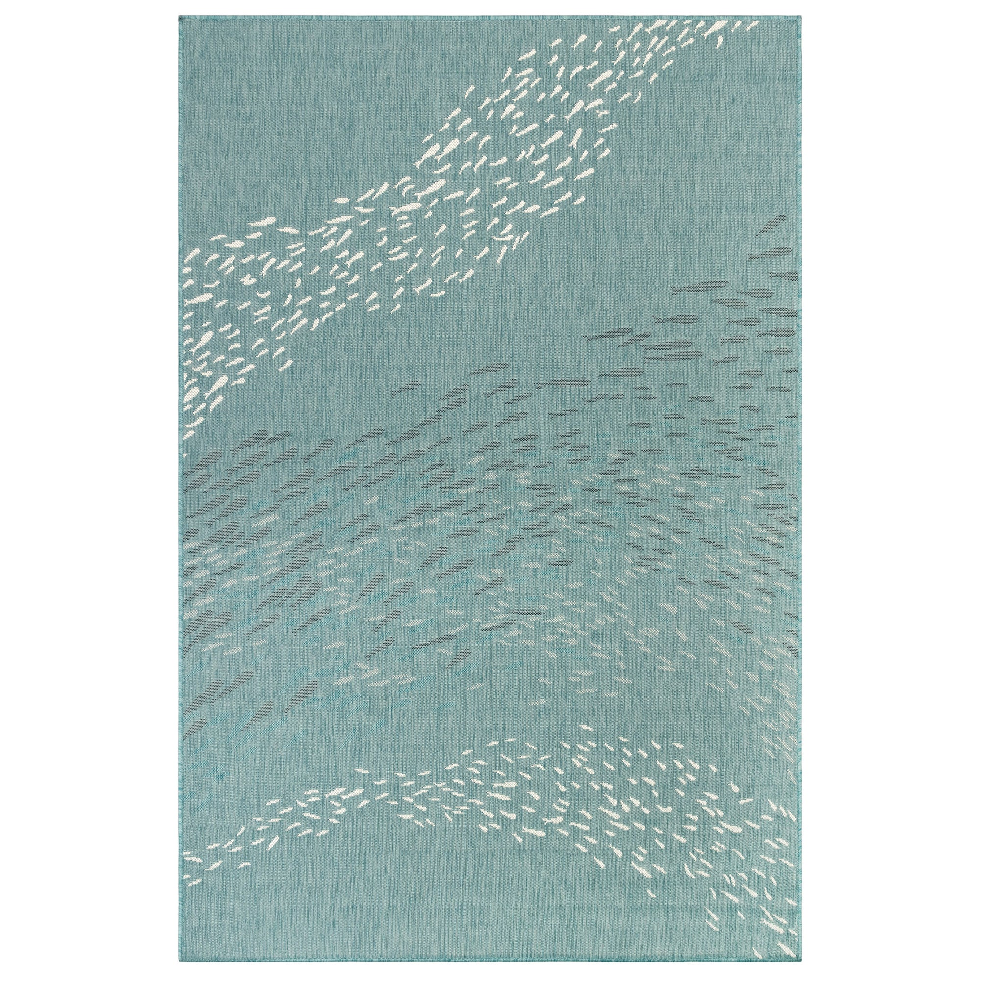 Carmel School Of Fish Indoor Outdoor Area Rug