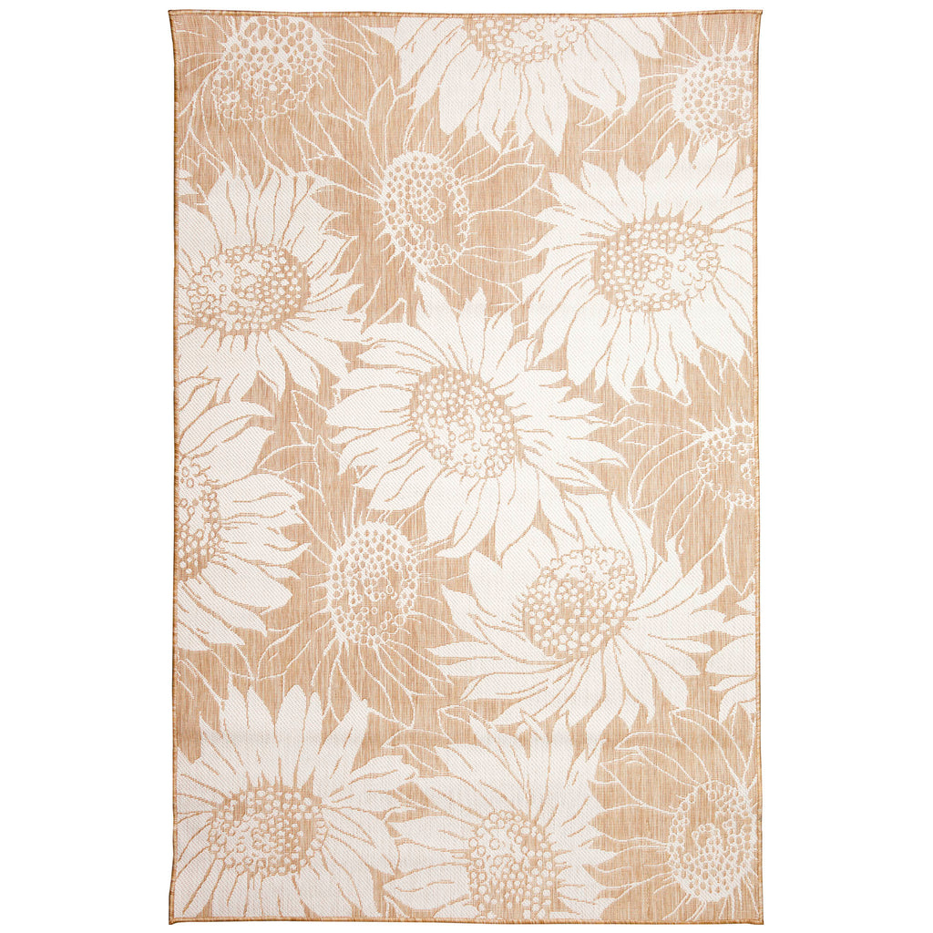 Carmel Sunflower Field Indoor Outdoor Area Rug