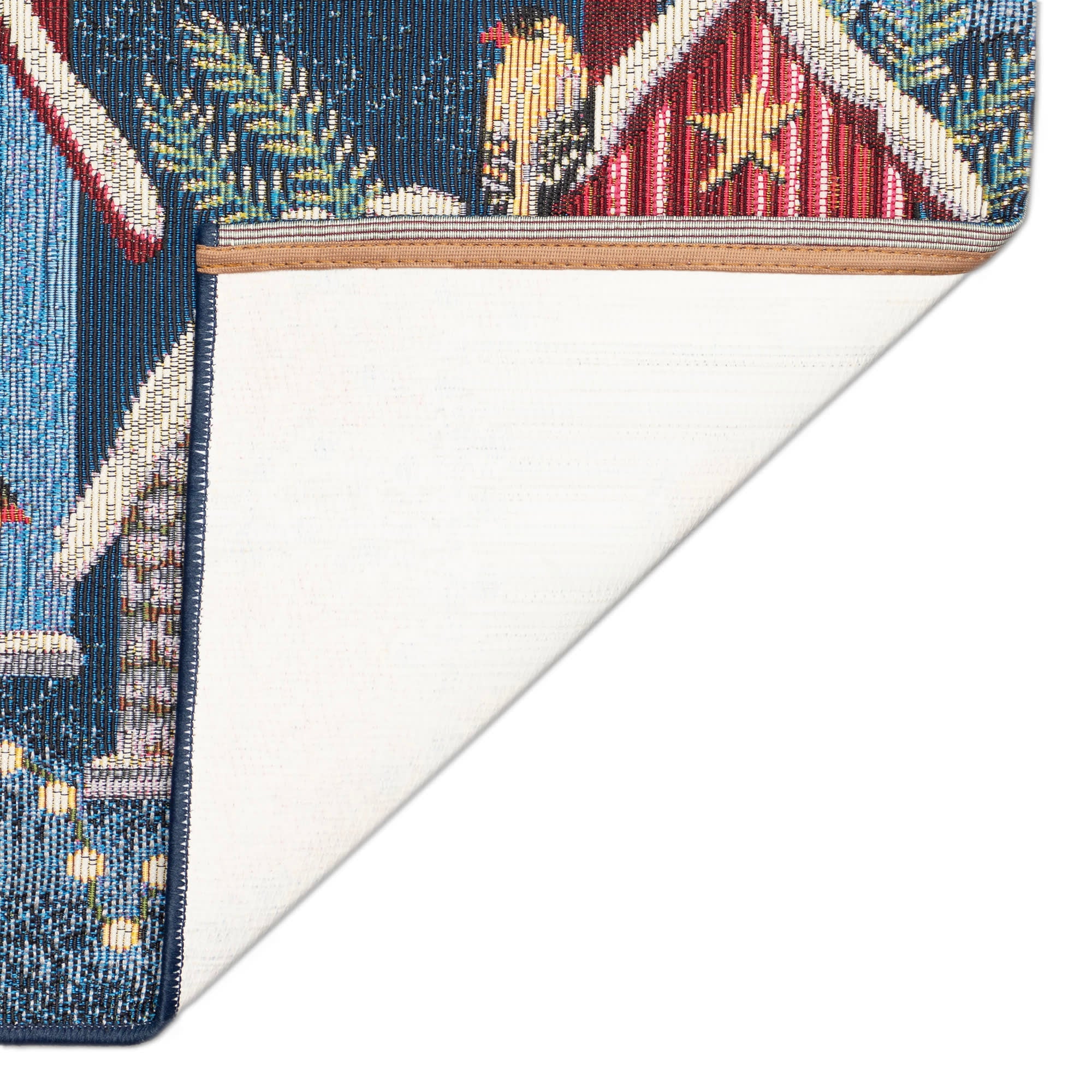 Esencia Birdhouse Holiday Indoor Outdoor Mat with Non-Skid Backing