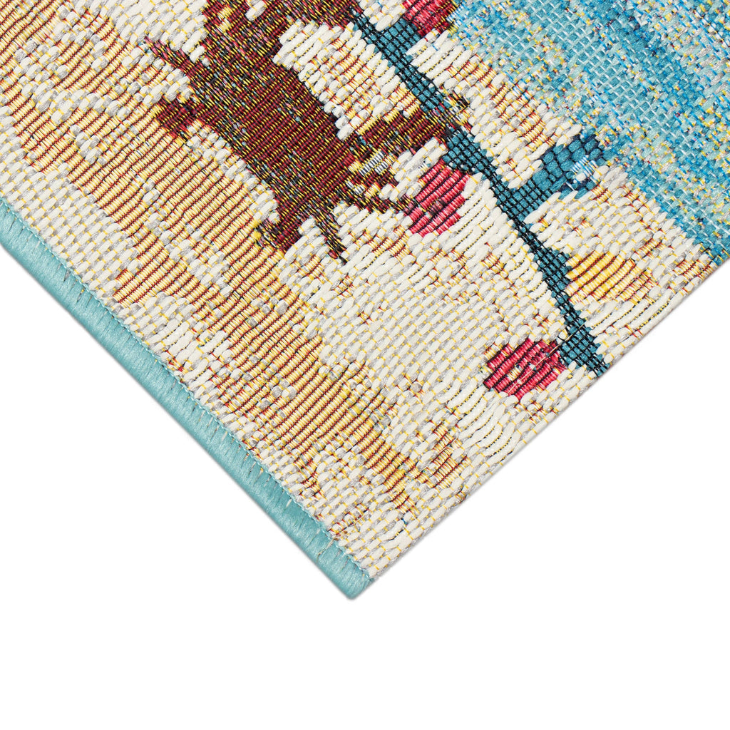 Esencia Beach Snowman Indoor Outdoor Mat
