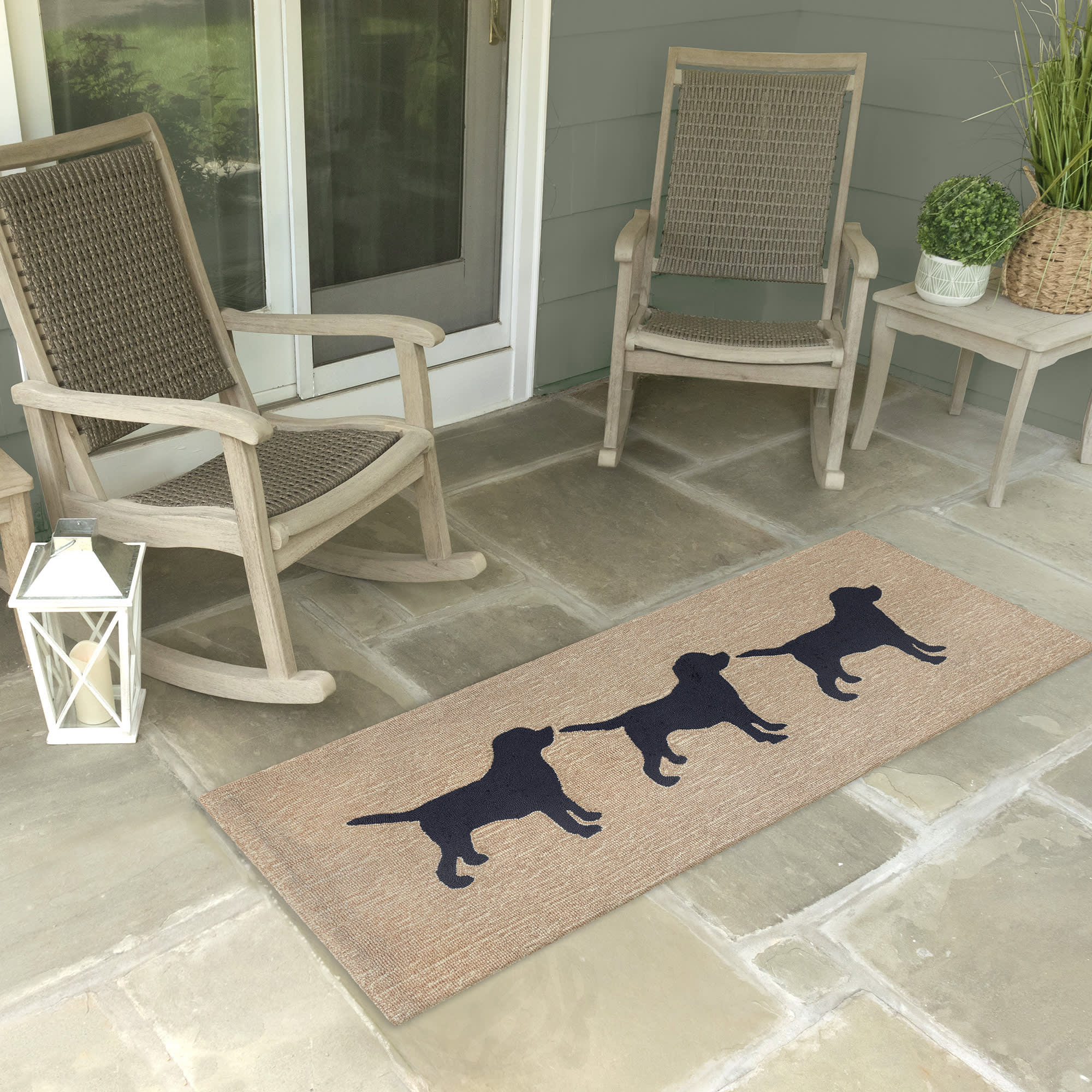 Frontporch Doggies Indoor Outdoor Mat