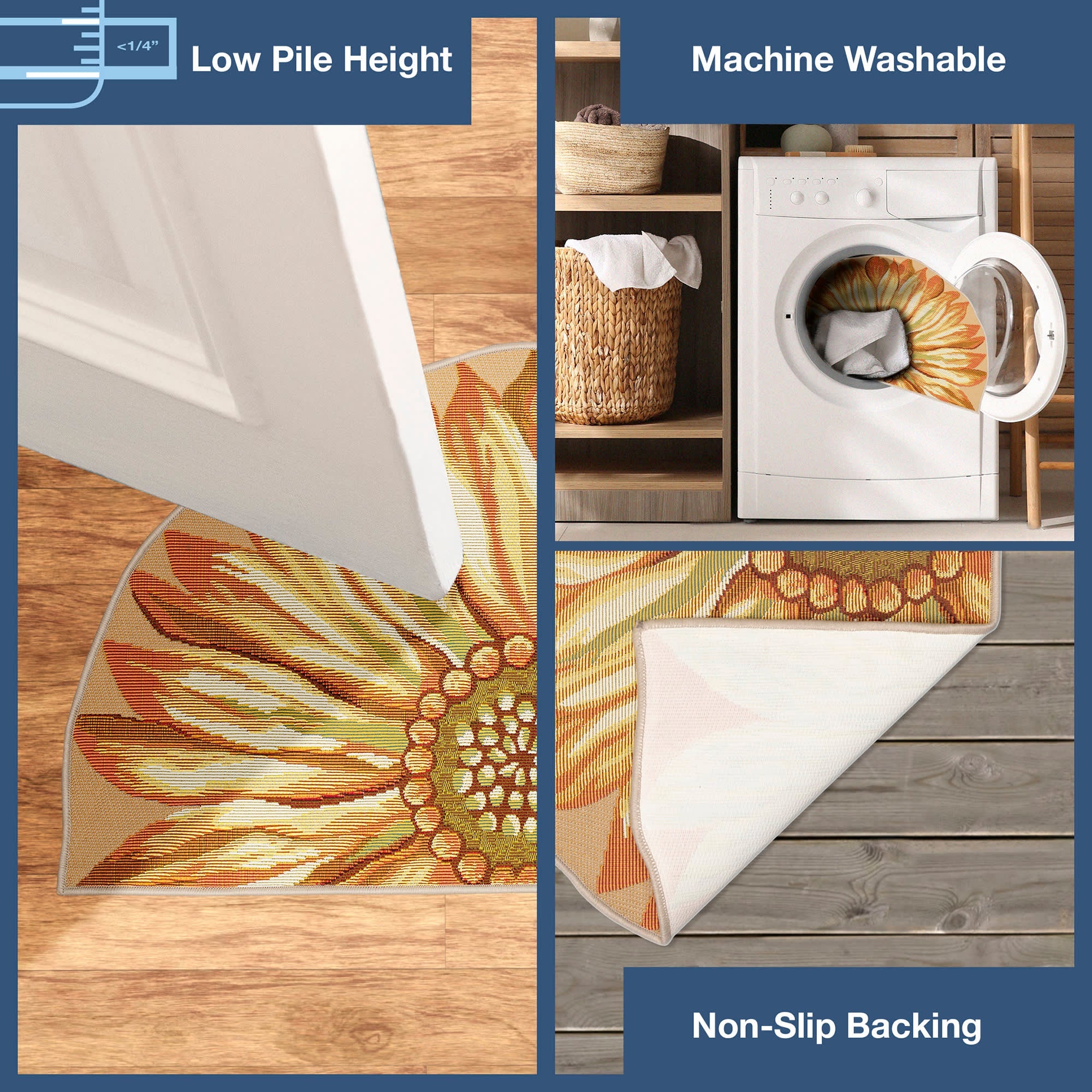Esencia Sunflower Indoor Outdoor Mat