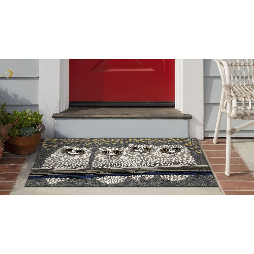 Frontporch Owls Indoor Outdoor Mat